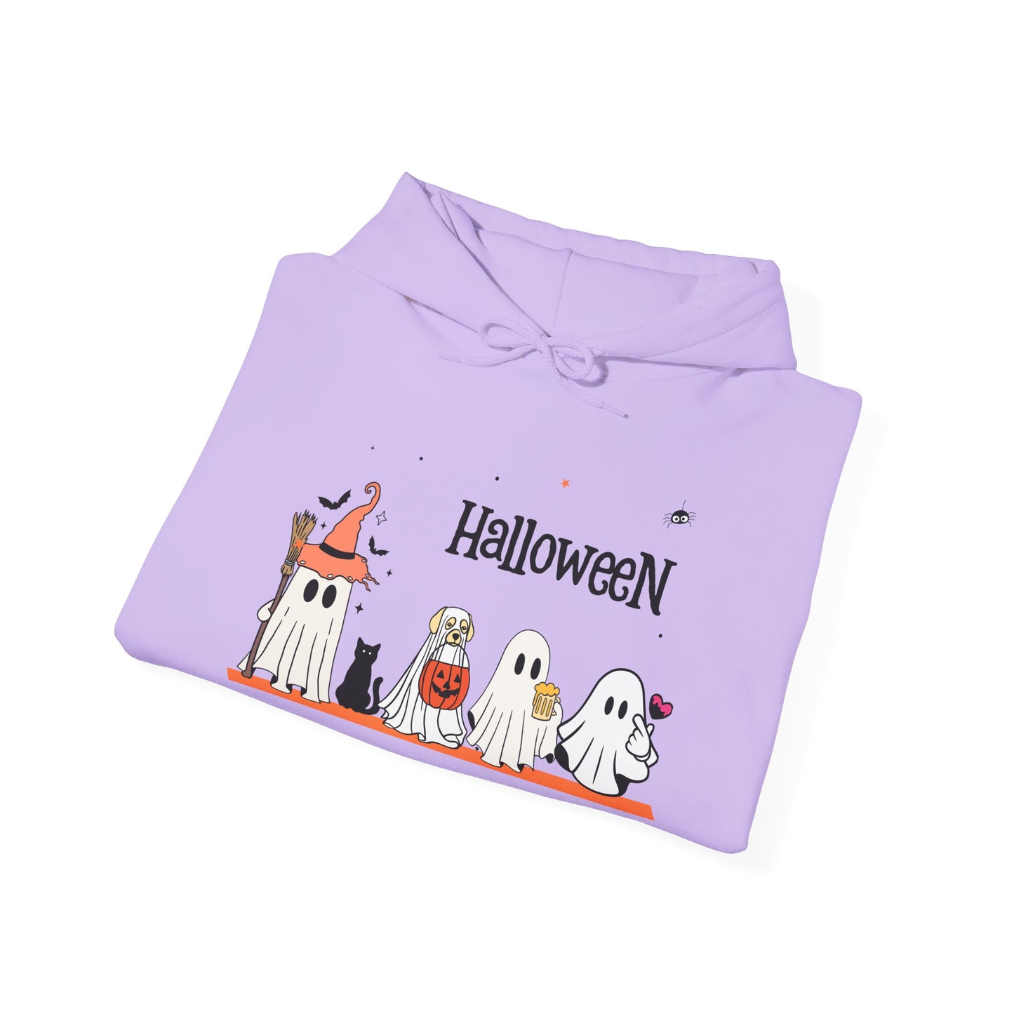 Costumed Cuties” Halloween Hoodie – Ghost Squad in Trick-or-Treat Mode