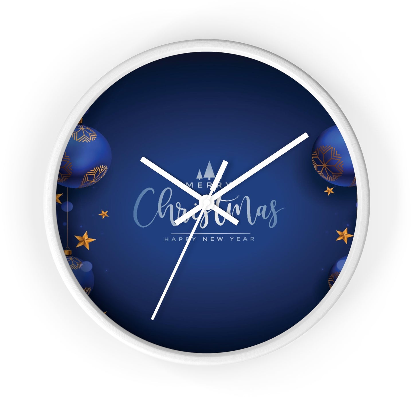 Dark Blue Wall Clock