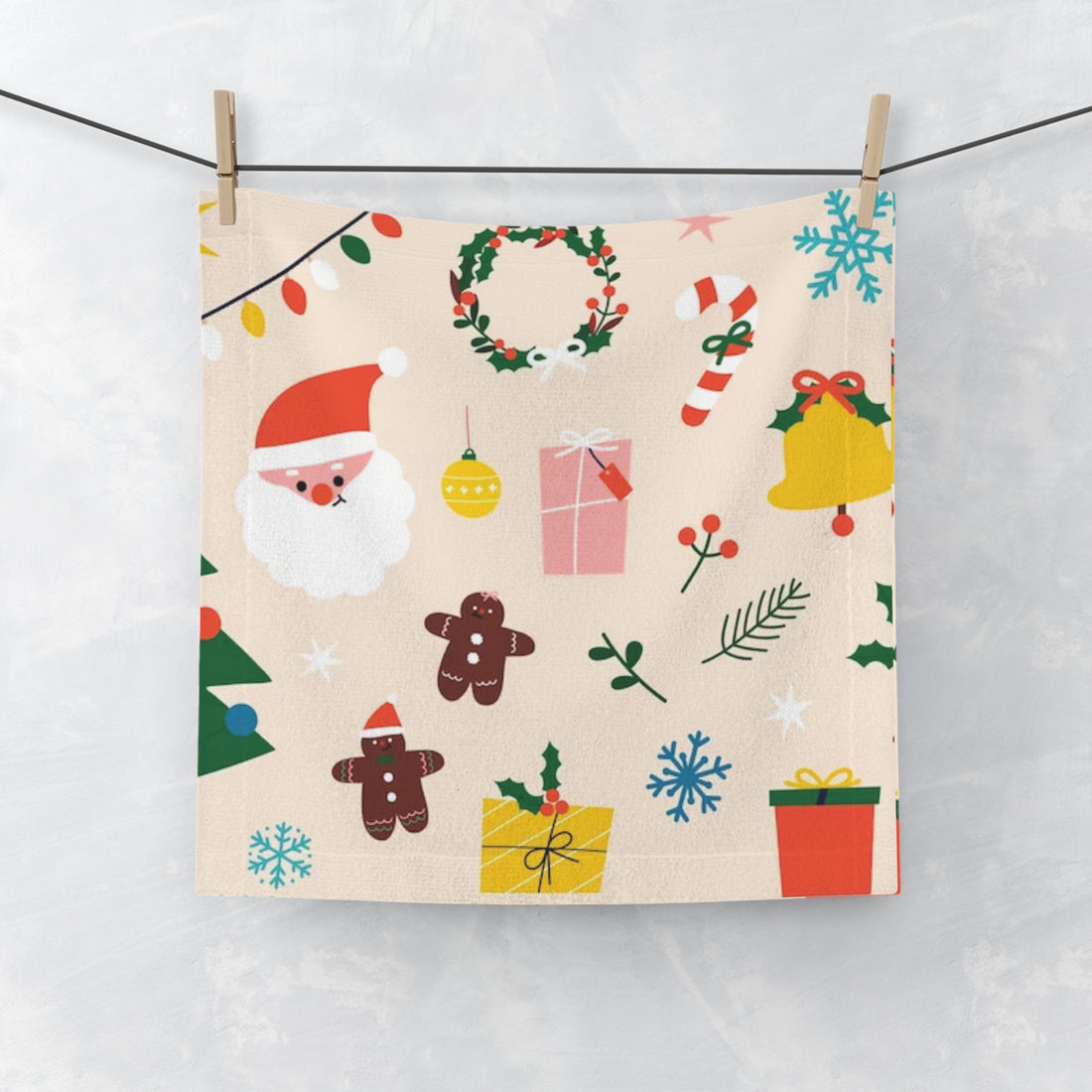 Christmas Face Towel