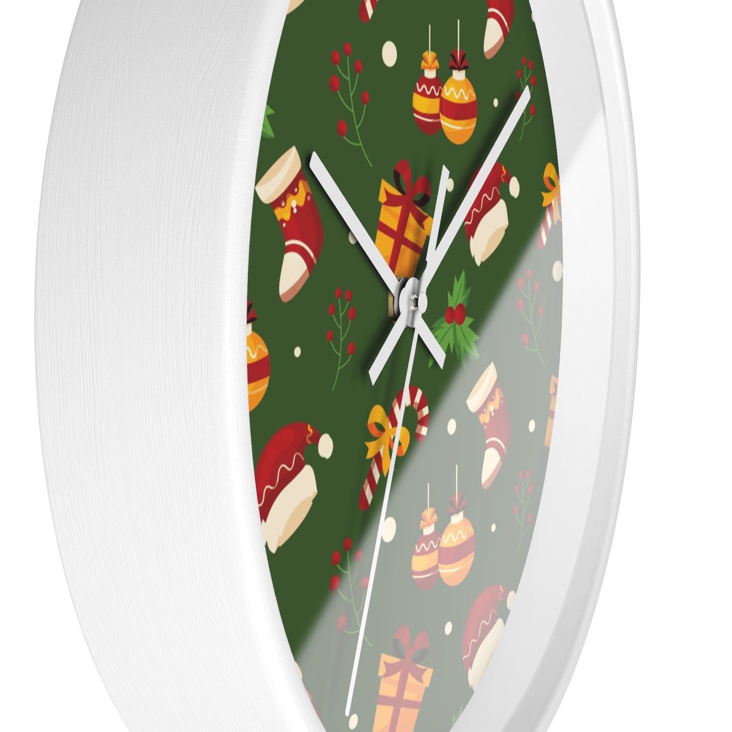 Dark Green Wall Clock
