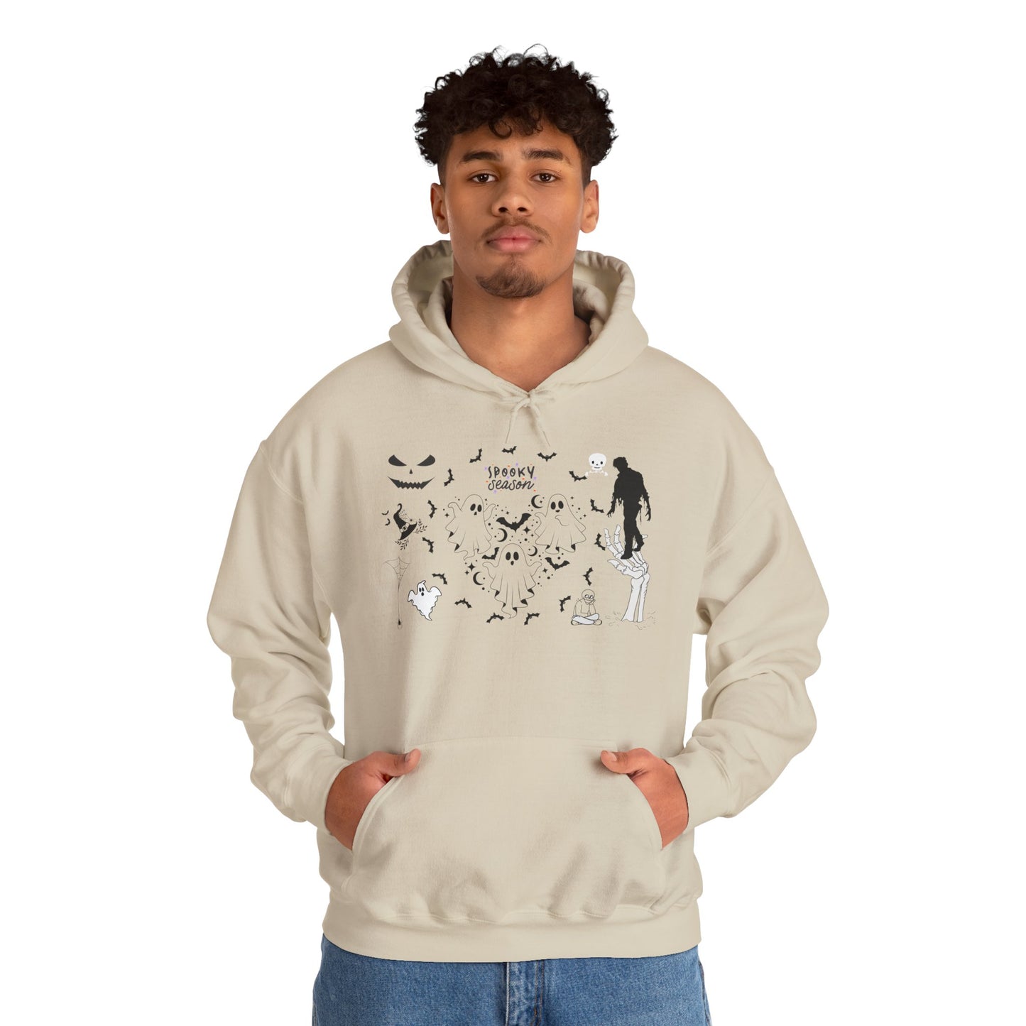 Halloween Hoodie - Scary Night Creepy Graphic Sweatshirt