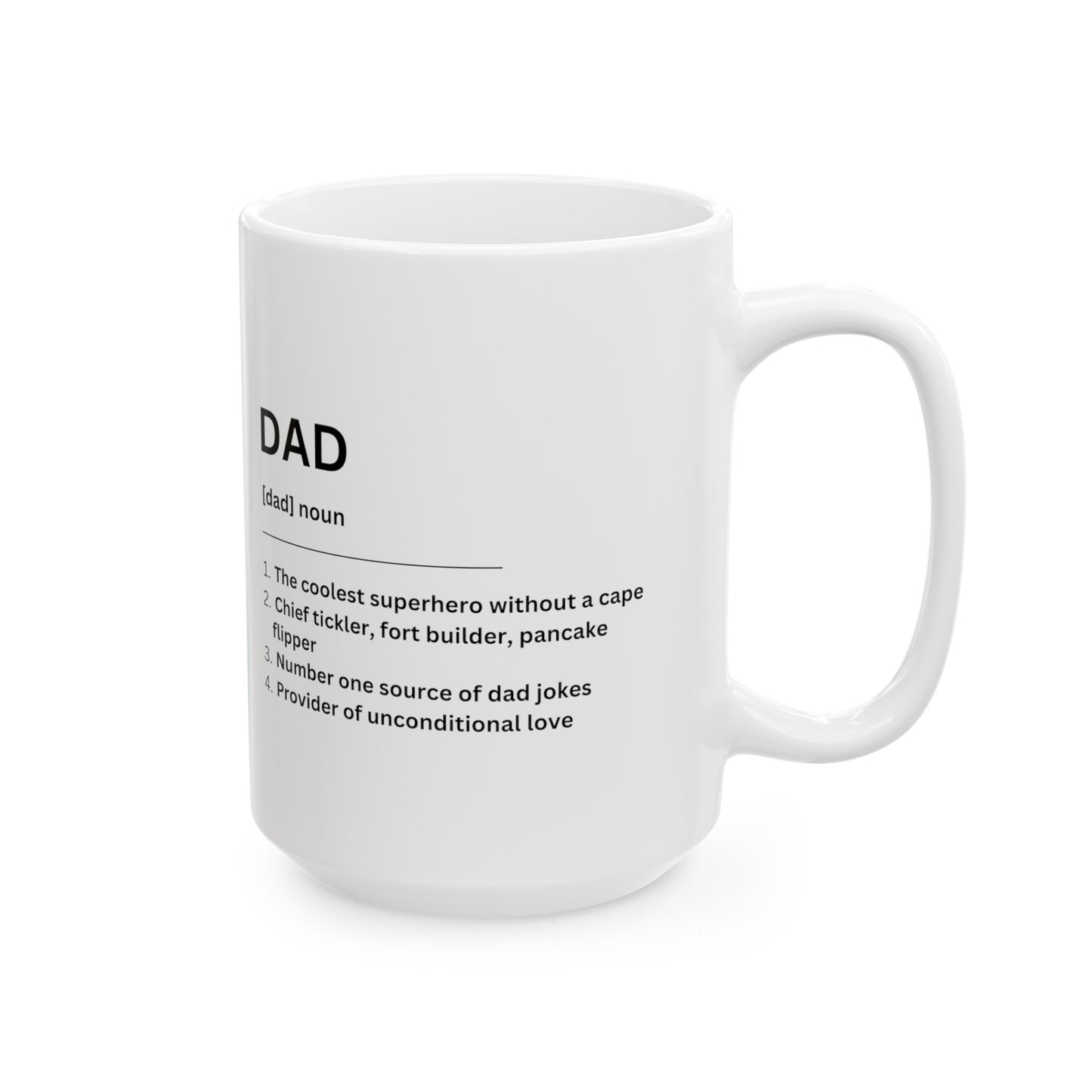 Dad Definition Ceramic Mug (11oz, 15oz) for Father