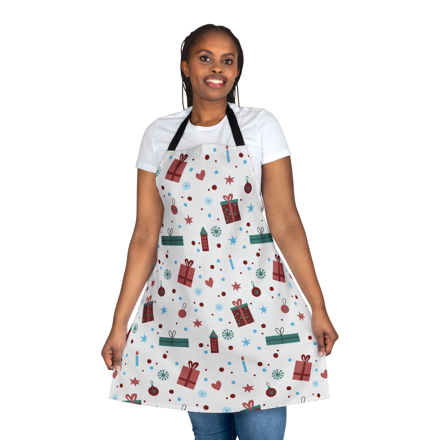 Festive Christmas Apron – Perfect Gift for Holiday Baking and Cooking