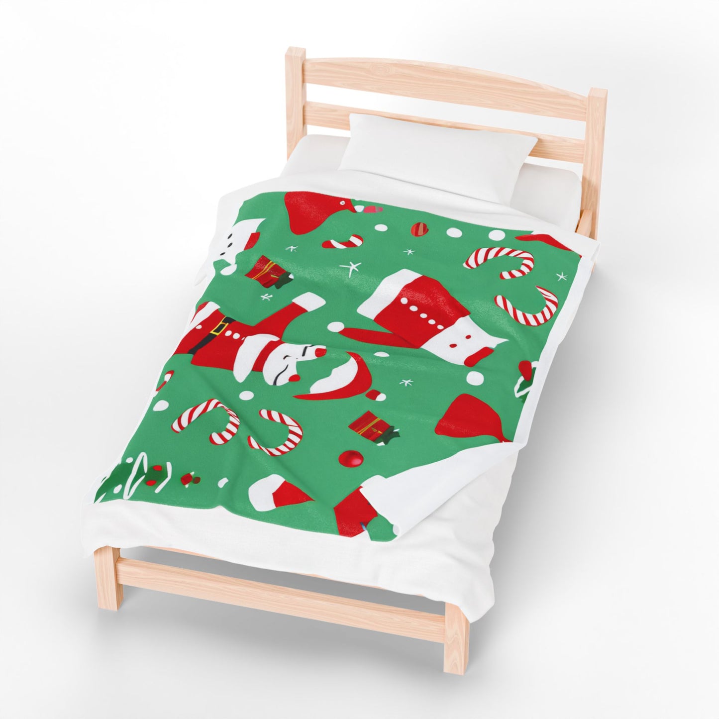 Luxurious Christmas Velveteen Plush Blanket – Warm and Cozy Throw