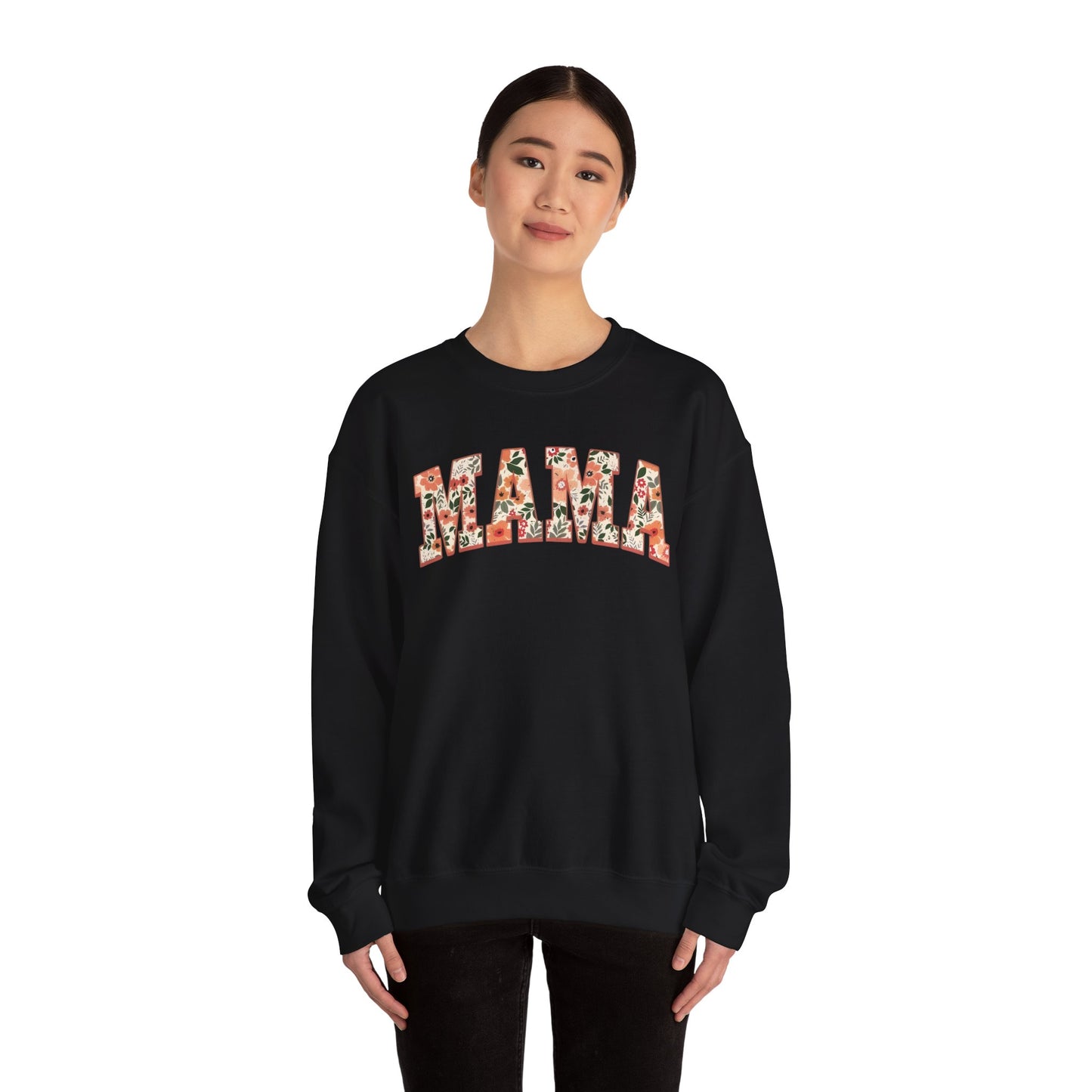 Mama Floral Crewneck Sweatshirt – Cozy Mother’s Day Pullover
