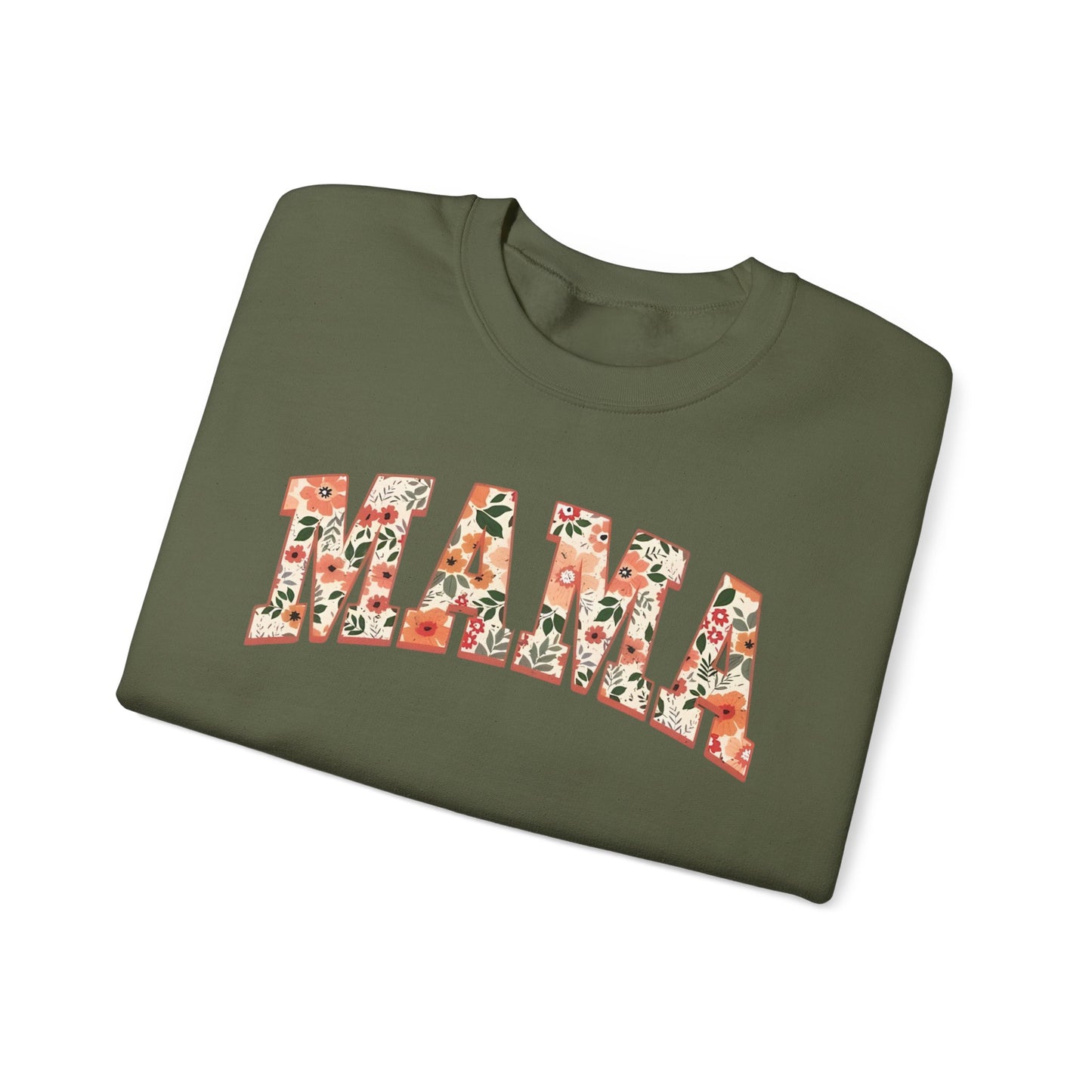 Mama Floral Crewneck Sweatshirt – Cozy Mother’s Day Pullover