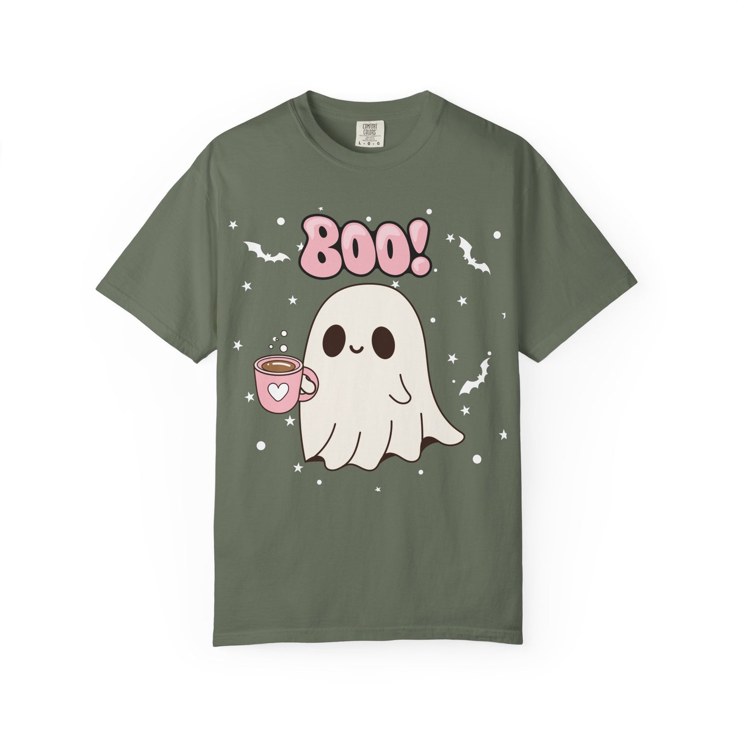 BOO Ghost Tee - Unisex Garment-Dyed T-shirt