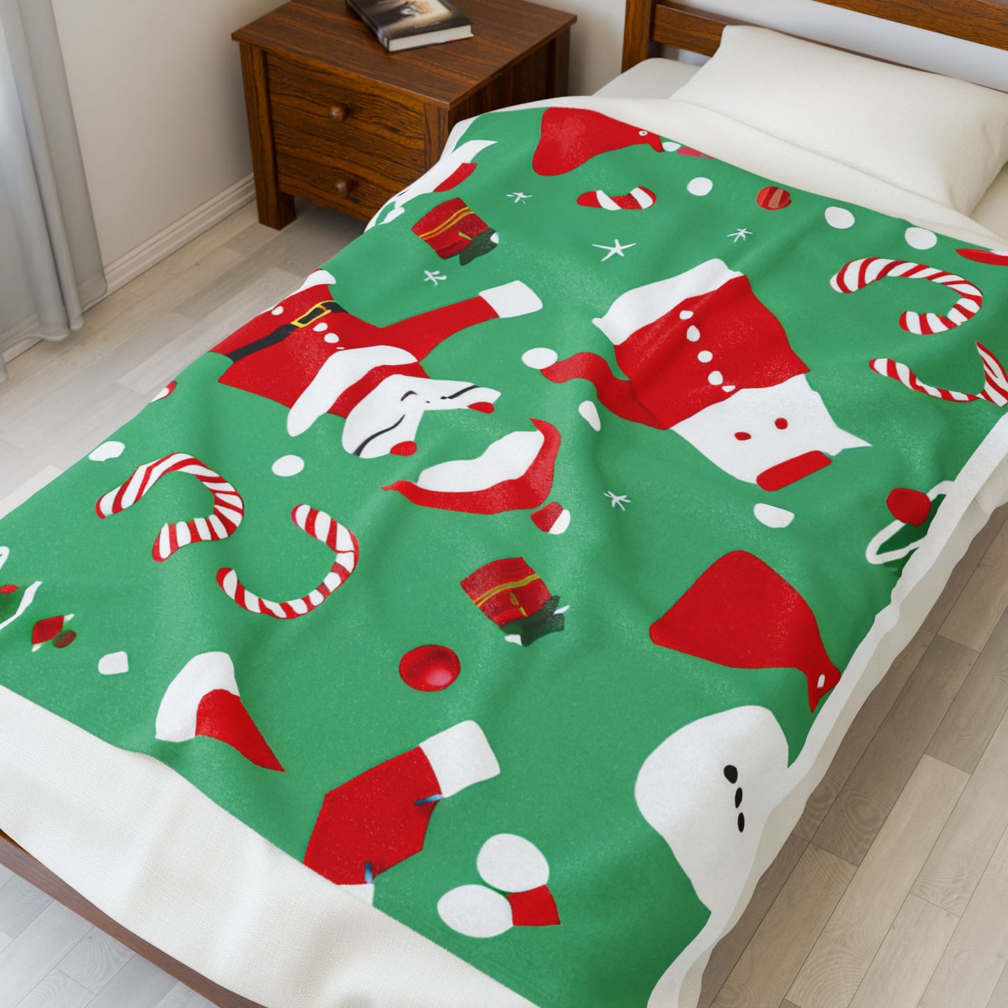 Luxurious Christmas Velveteen Plush Blanket – Warm and Cozy Throw