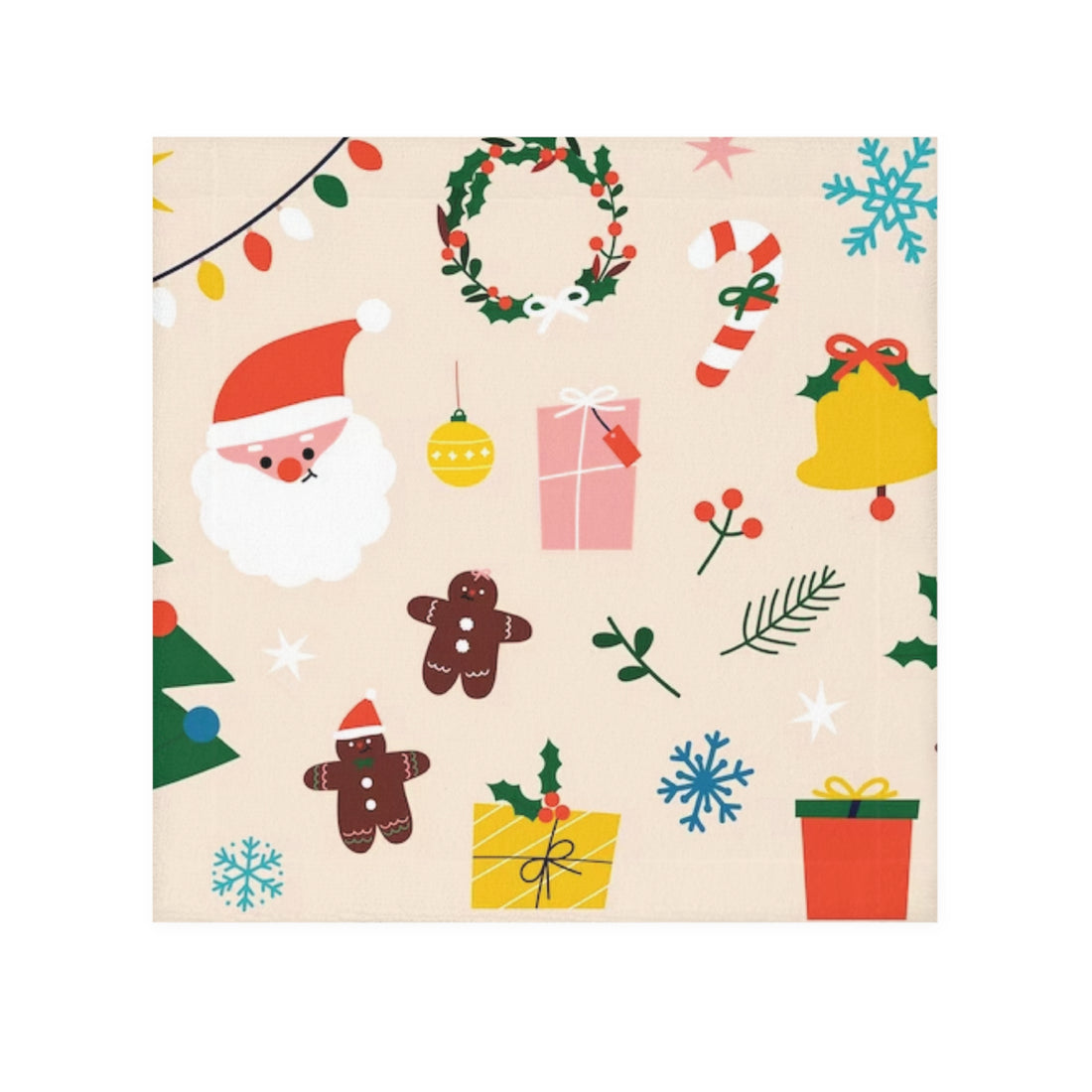 Christmas Face Towel