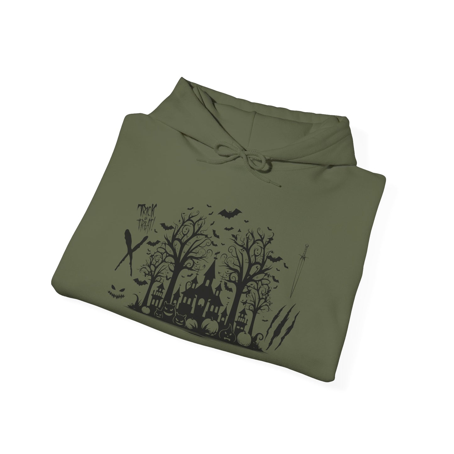 Halloween Hoodie - Creepy Graphic Sweatshirt