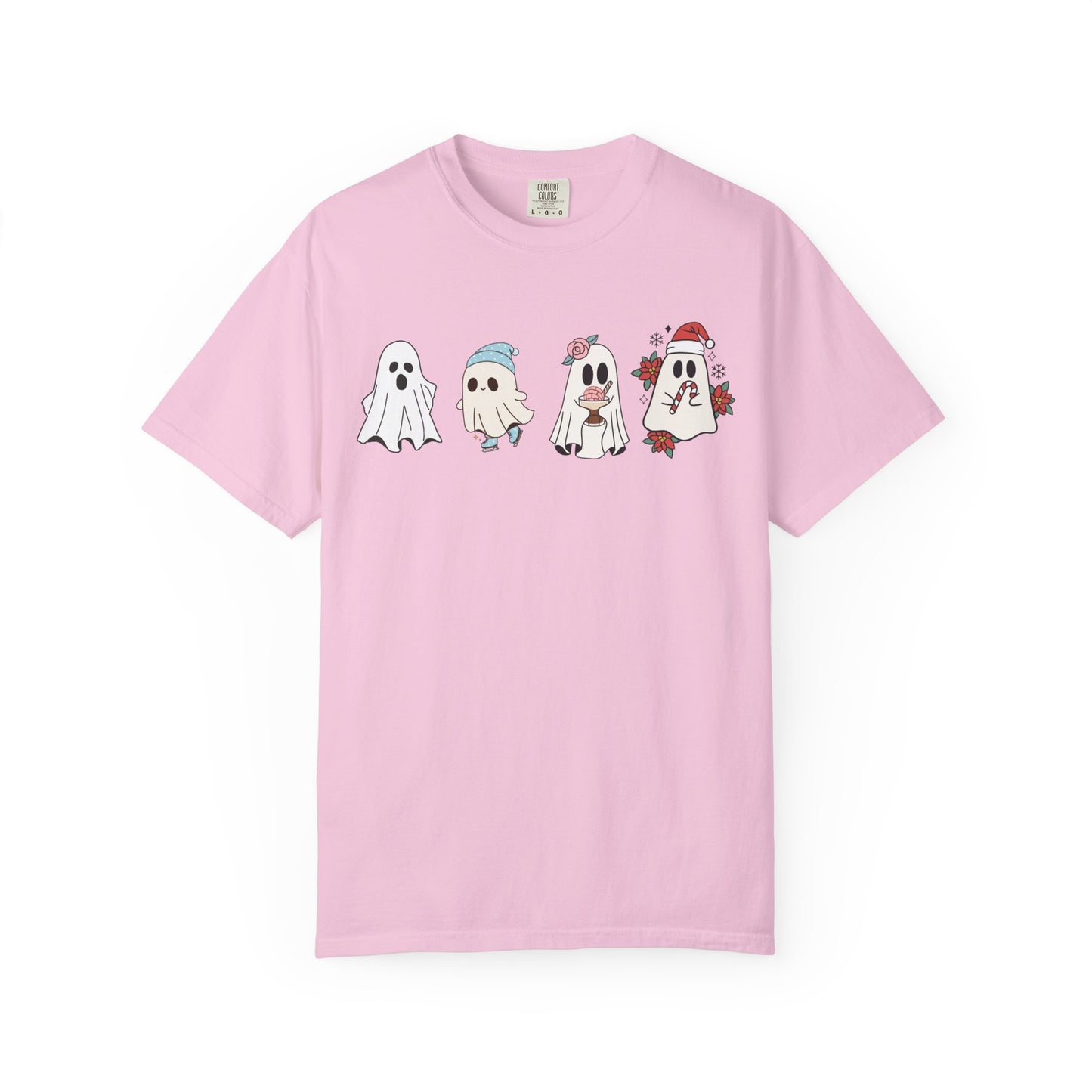 Halloween Ghost Comfort Colors Shirt, Spooky Season Tee, Halloween Cute Women Outfit, Halloween Gift, Halloween Ghost Tshirt