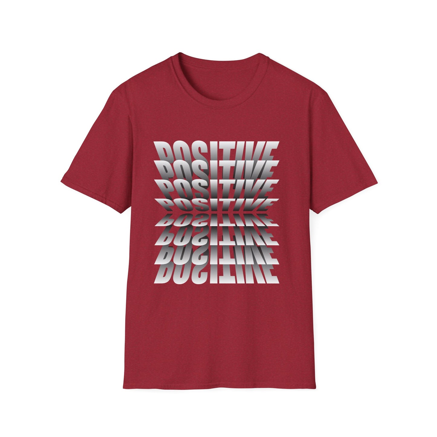Positive Attitude Tshirt for Girl, Two Side Printed Tshirt for Her, Inspirational Tshirt for Her, Birthday Gift for Her