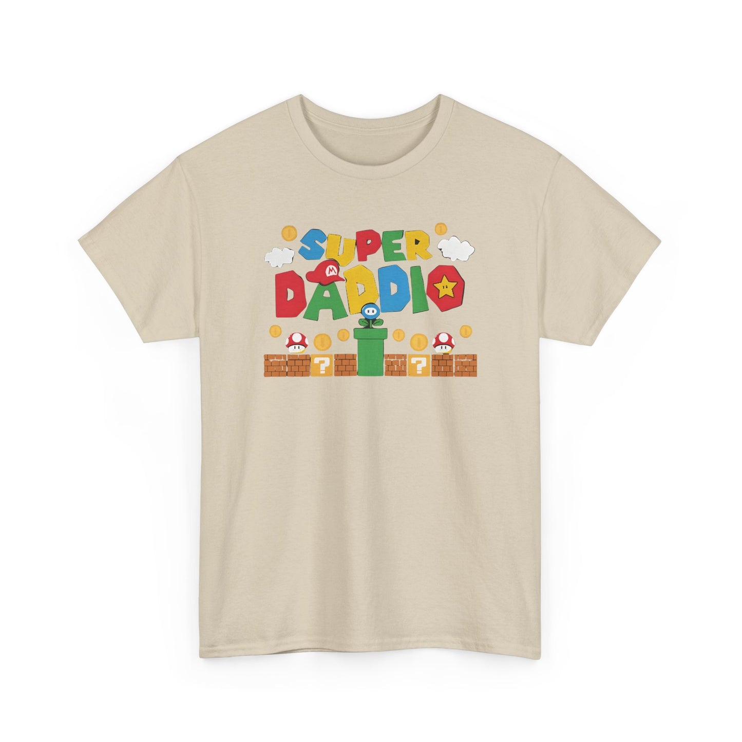 Super Daddio T-Shirt – Funny Retro Gaming Dad Shirt, Father’s Day Gift Tee