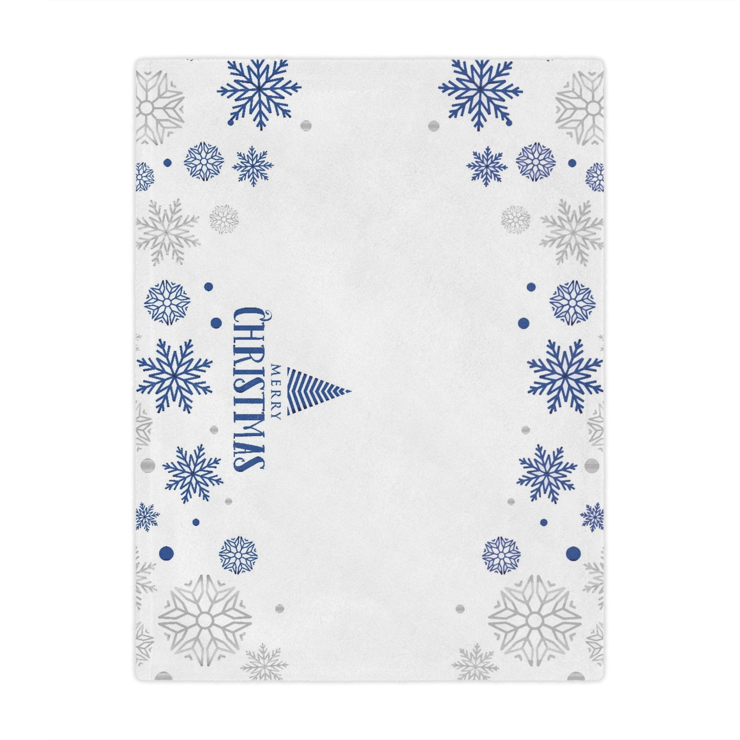 White Christmas Minky Blanket