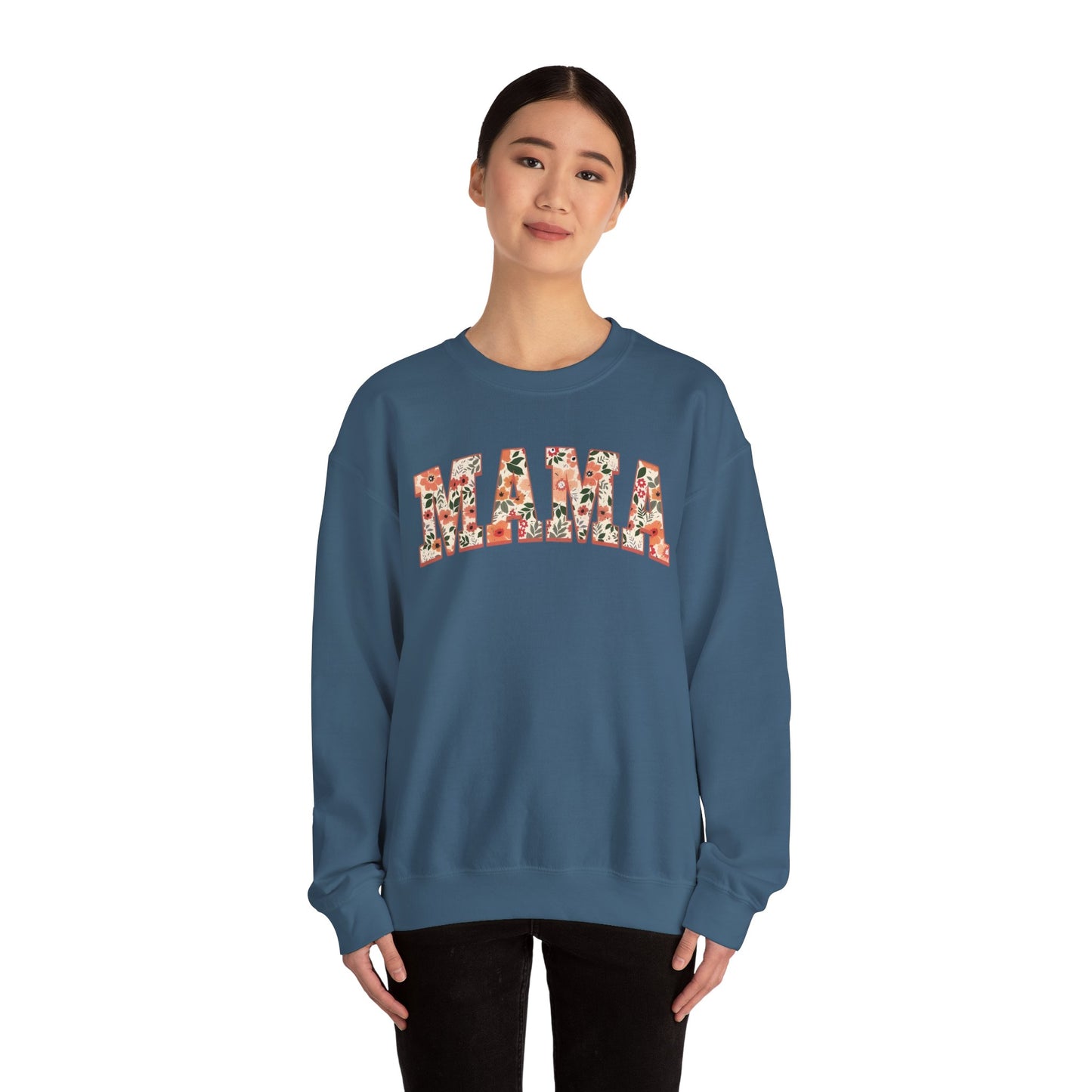 Mama Floral Crewneck Sweatshirt – Cozy Mother’s Day Pullover