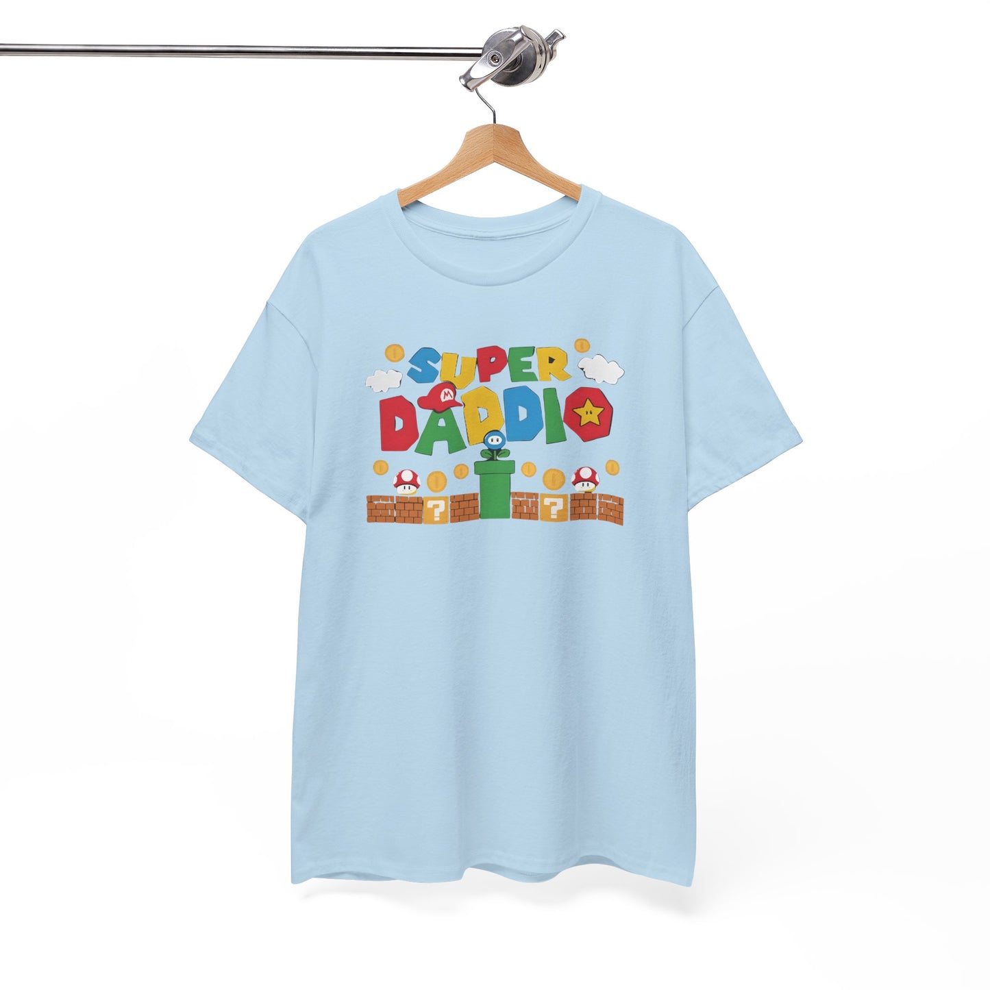 Super Daddio T-Shirt – Funny Retro Gaming Dad Shirt, Father’s Day Gift Tee