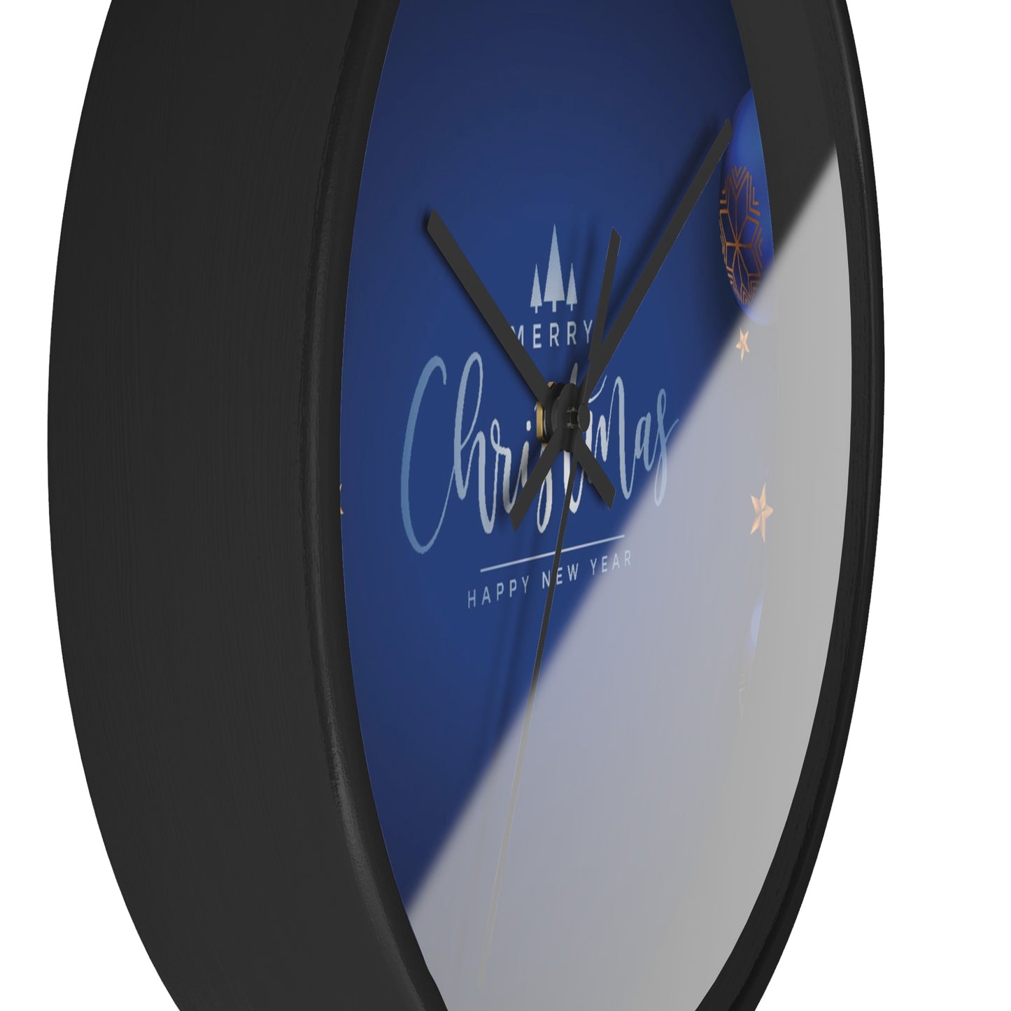 Dark Blue Wall Clock