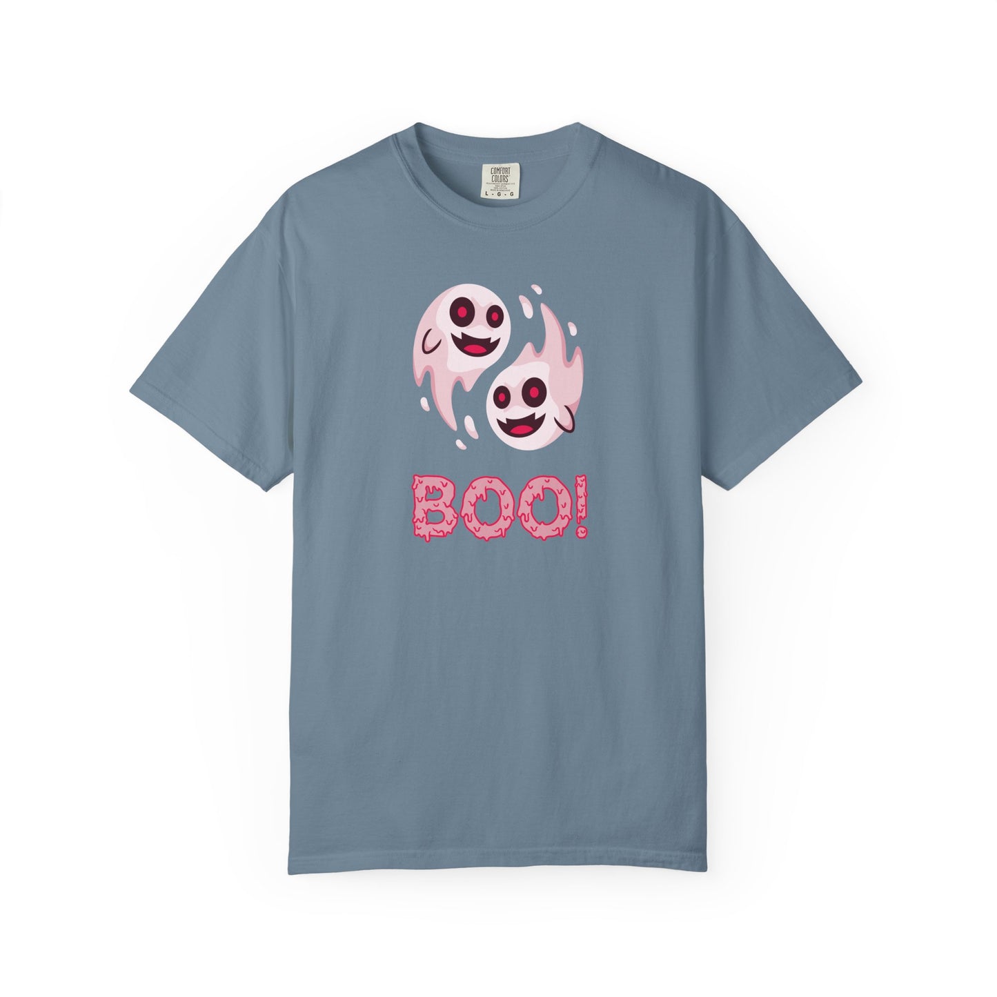 BOO! Double Ghost Tee – Pink Eyed Fright Delight tshirt