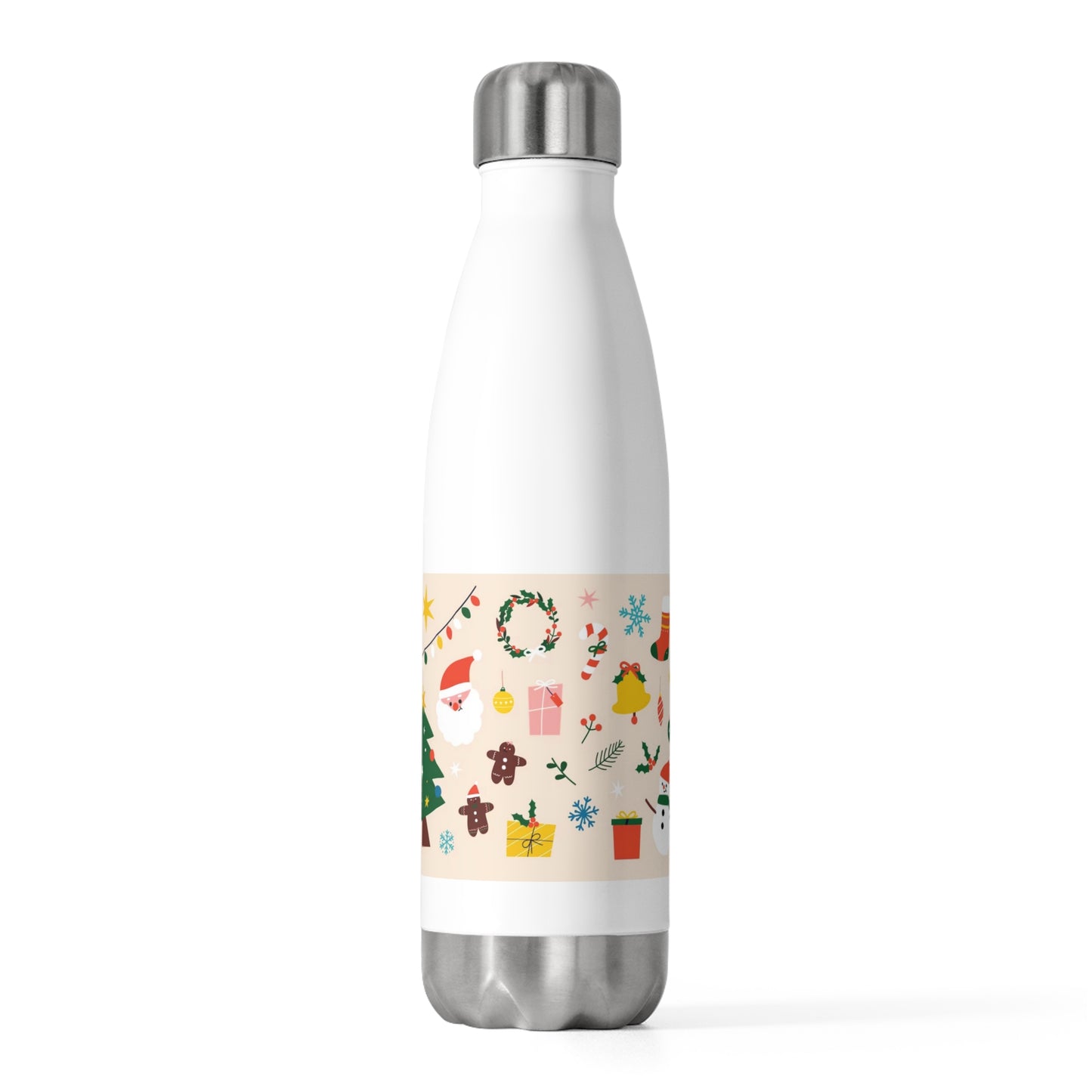 Christmas 20oz Double Wall Insulated Stainless Steel Water Bottle