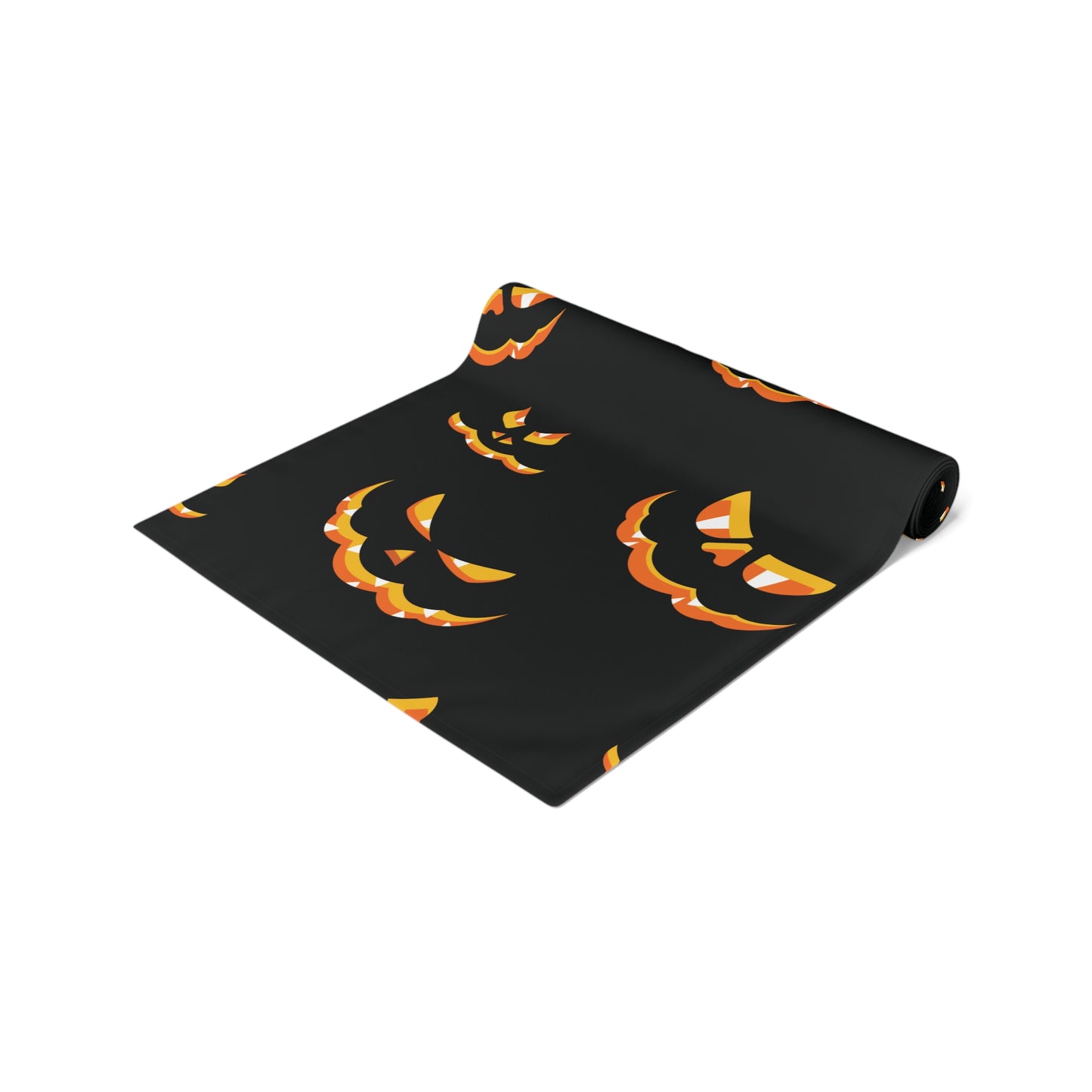 Halloween Pumpkin Glow Table Runner – Spooky Festive Dining Decor
