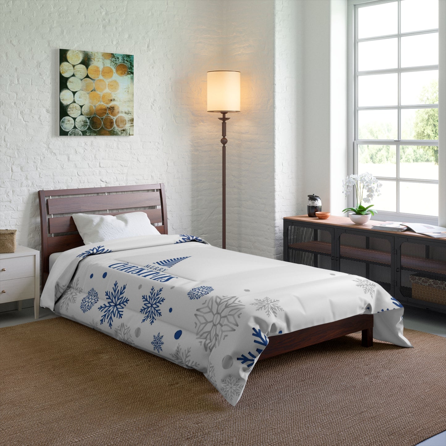 White Christmas Comforter