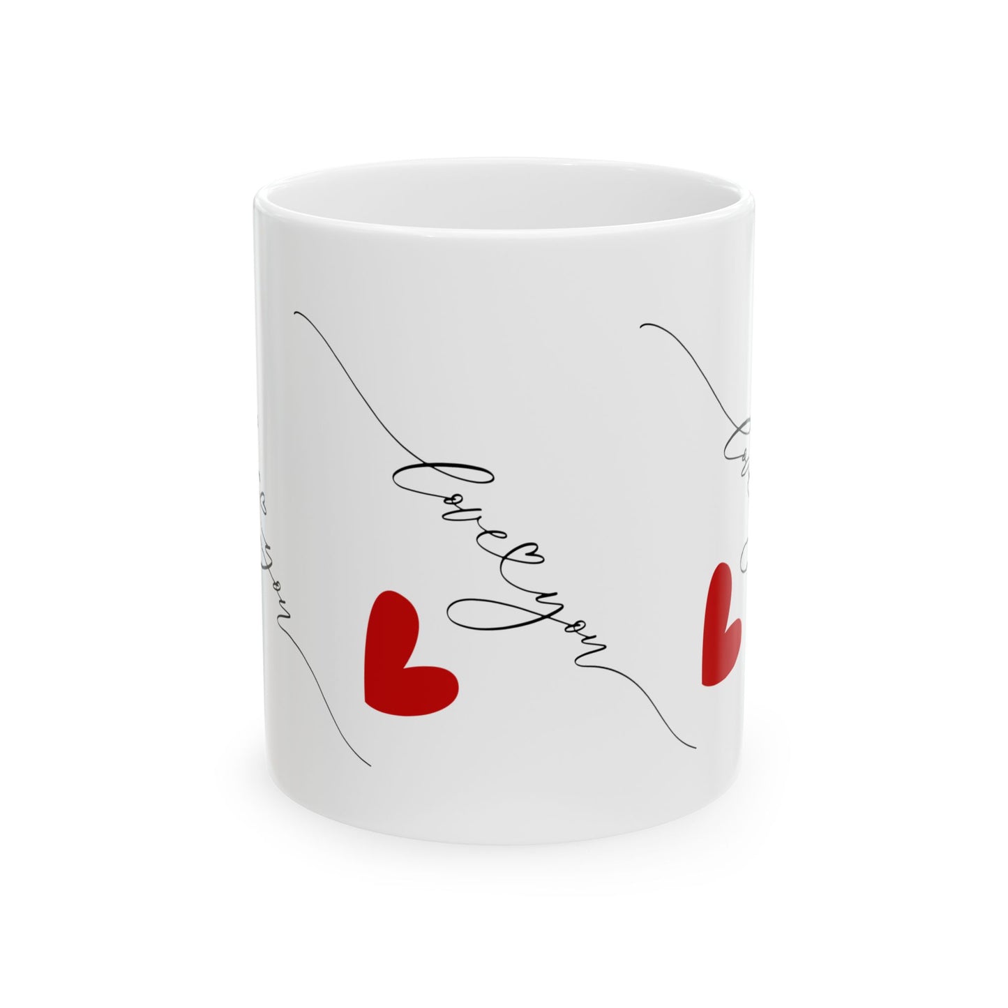 Love You – Ceramic Coffee Mug – 11oz, Gift for Coffee Lover