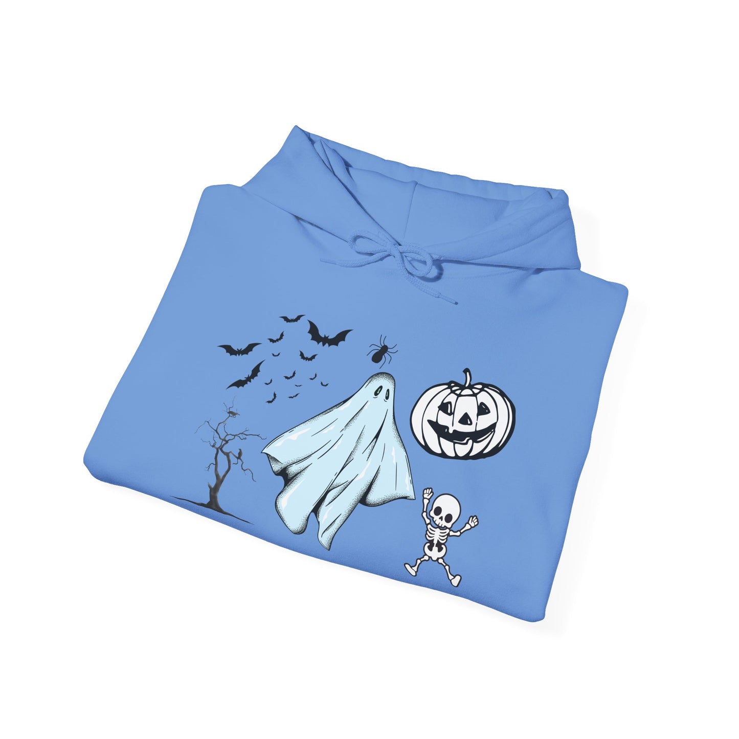 Cartoon Ghost Halloween Hoodie – Fun & Cozy Spooky Sweatshirt for Fall