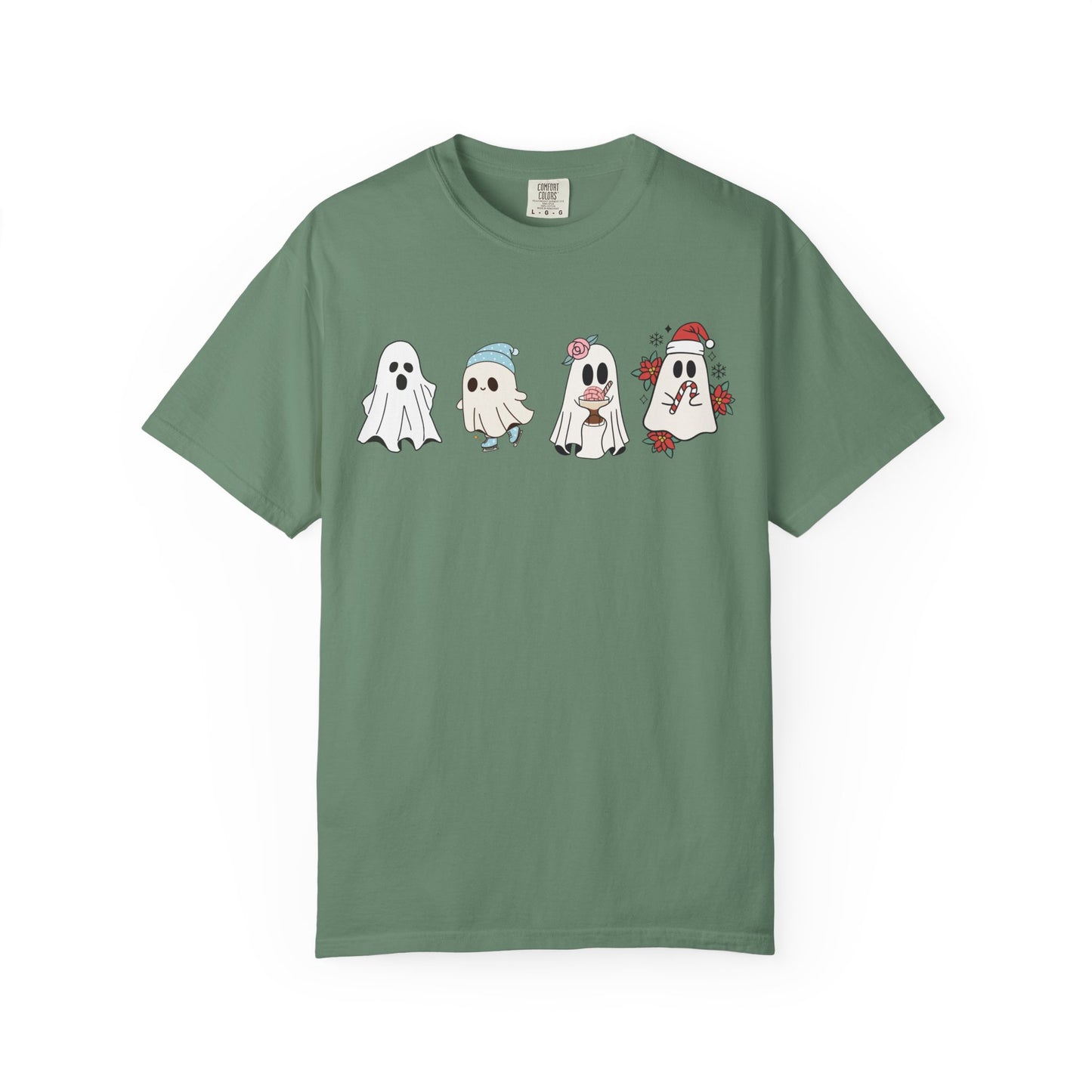Halloween Ghost Comfort Colors Shirt, Spooky Season Tee, Halloween Cute Women Outfit, Halloween Gift, Halloween Ghost Tshirt