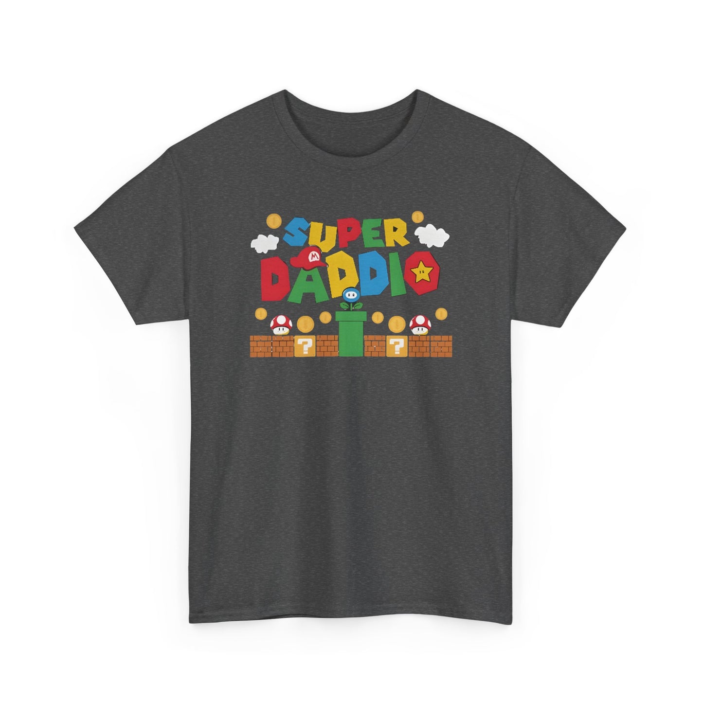 Super Daddio T-Shirt – Funny Retro Gaming Dad Shirt, Father’s Day Gift Tee