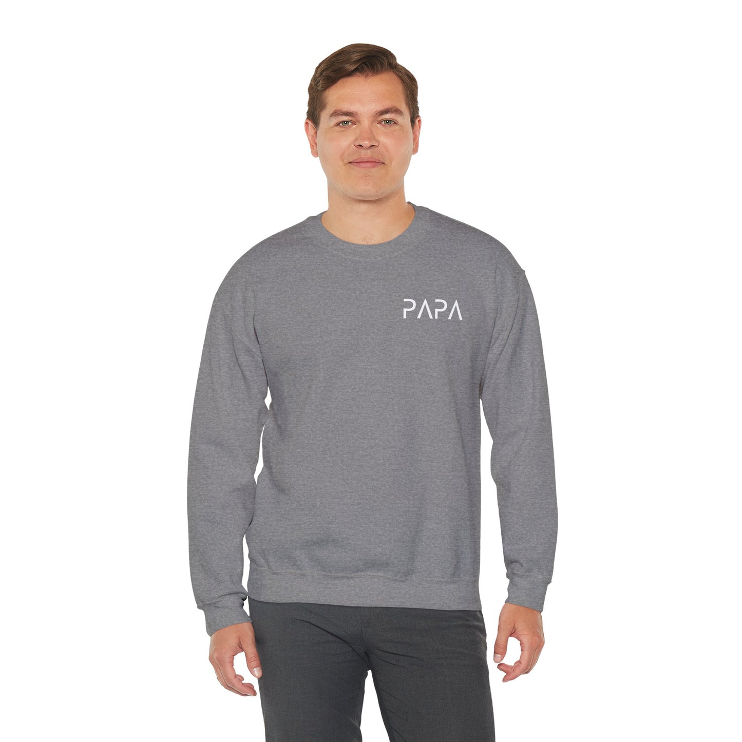 Papa Crewneck Sweatshirt – Cozy Dad Pullover