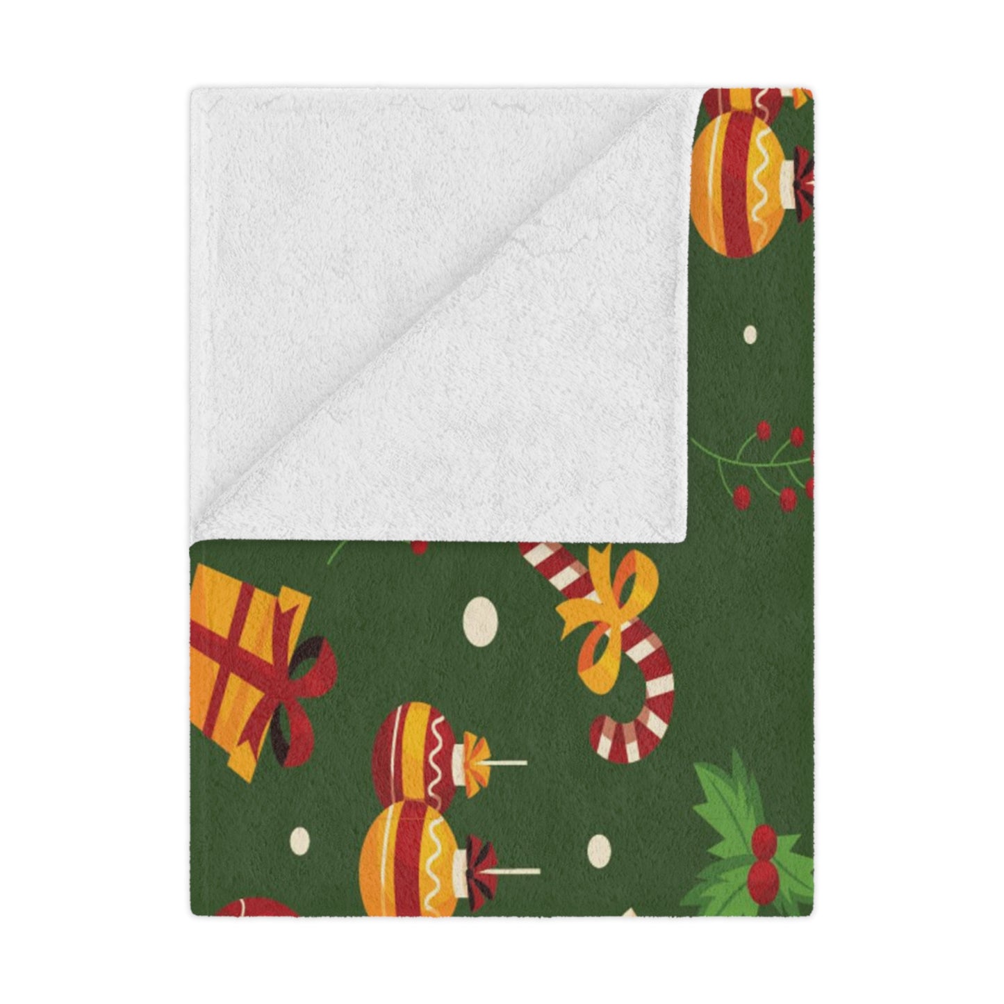 Dark Blue Christmas Minky Blanket