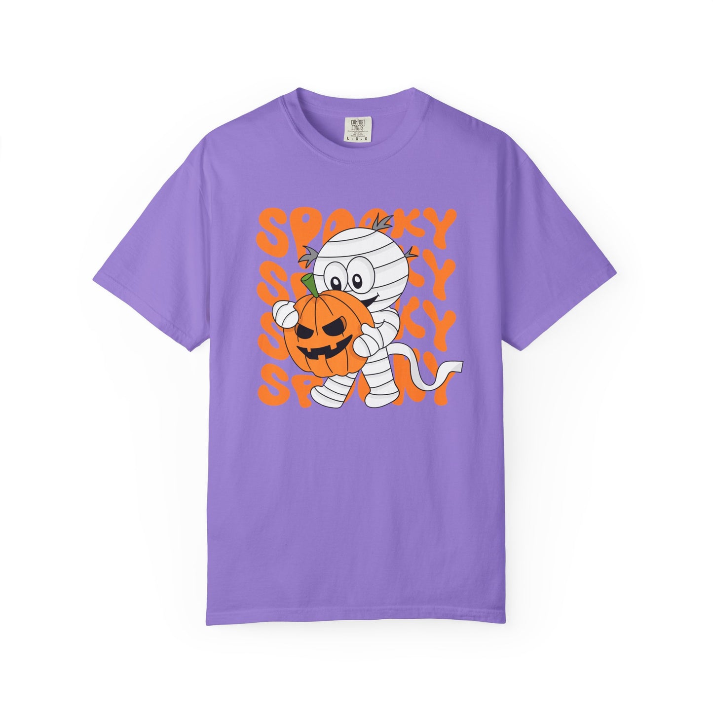 Wrapped & Ready Tee – Mummy Mischief with Pumpkin POP