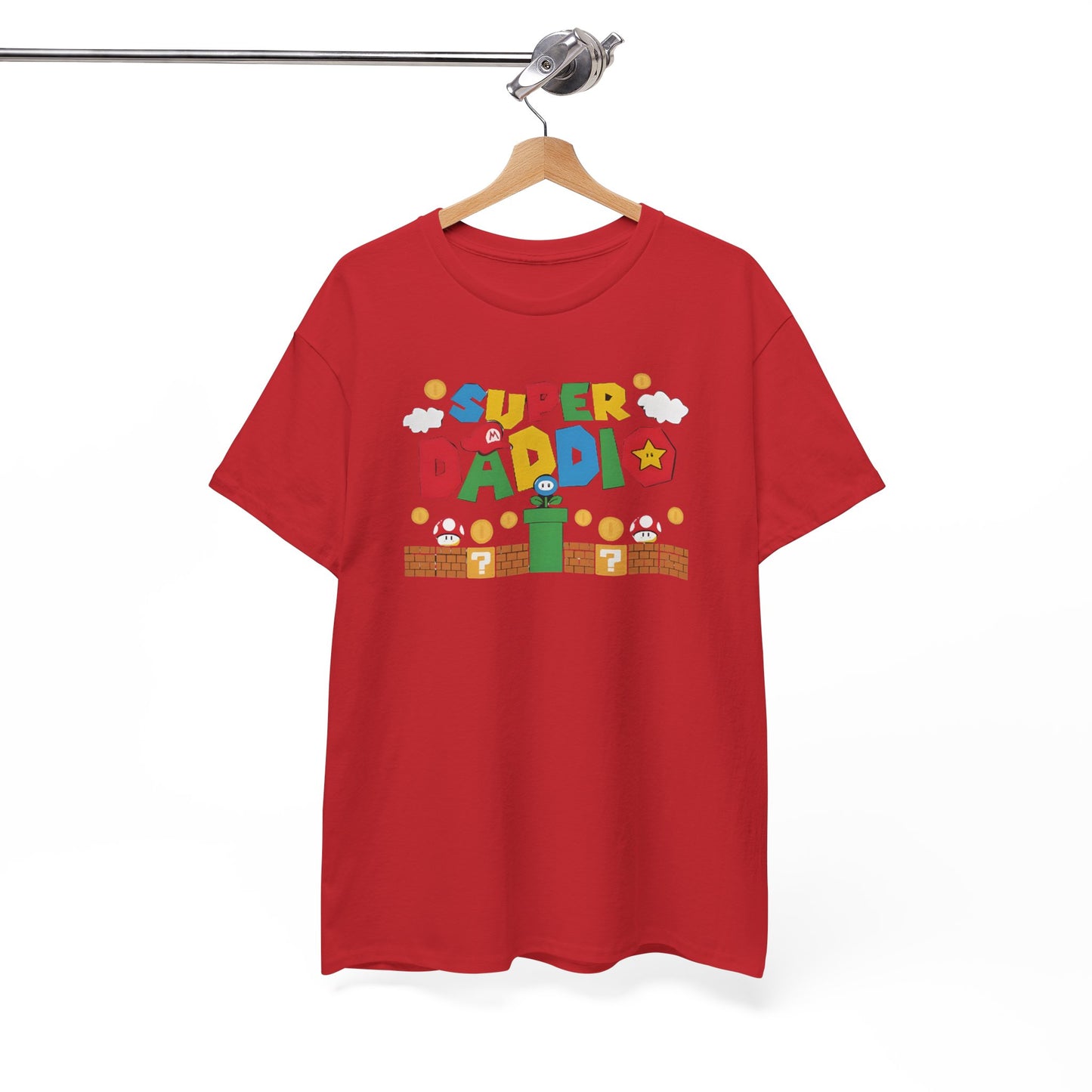 Super Daddio T-Shirt – Funny Retro Gaming Dad Shirt, Father’s Day Gift Tee