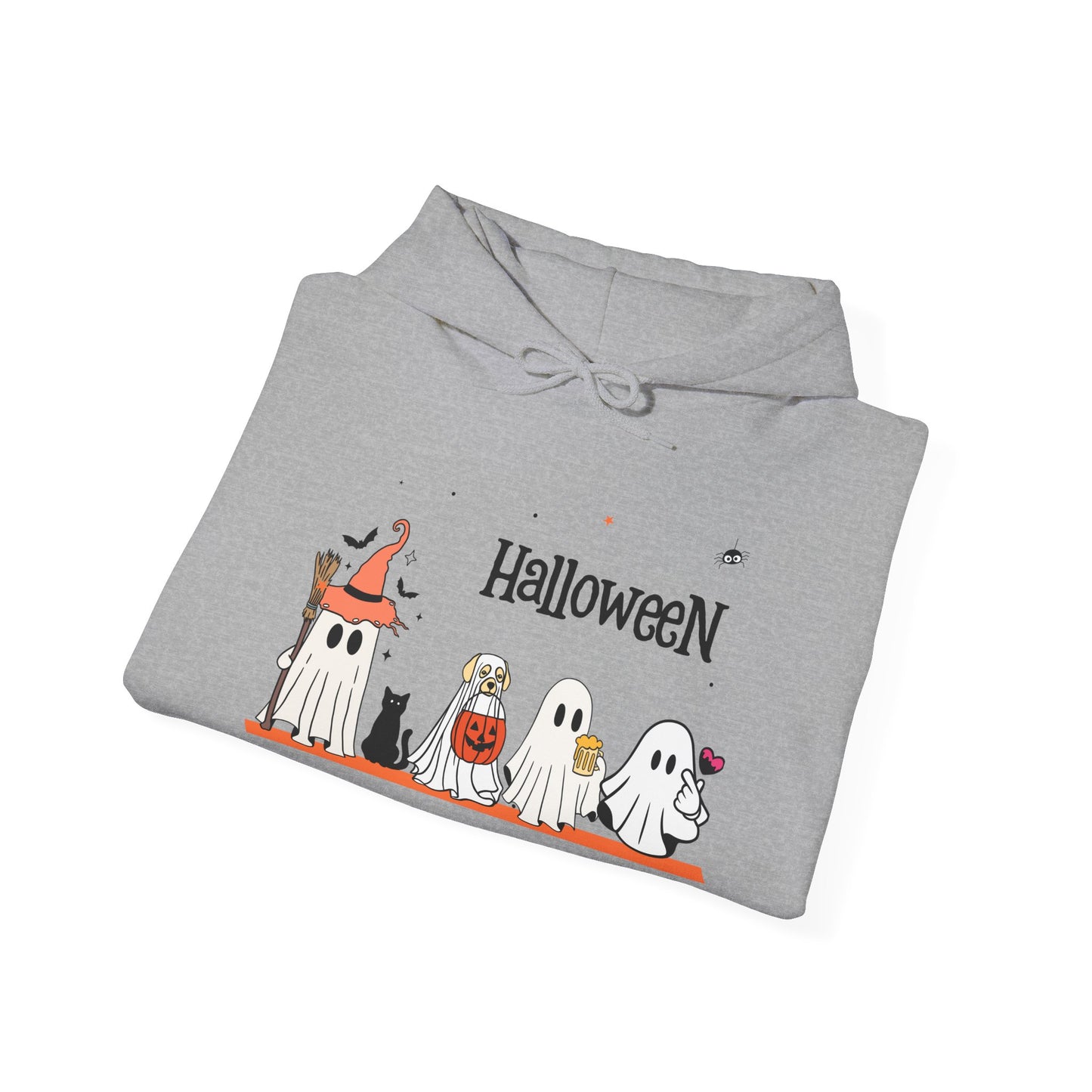 Costumed Cuties” Halloween Hoodie – Ghost Squad in Trick-or-Treat Mode