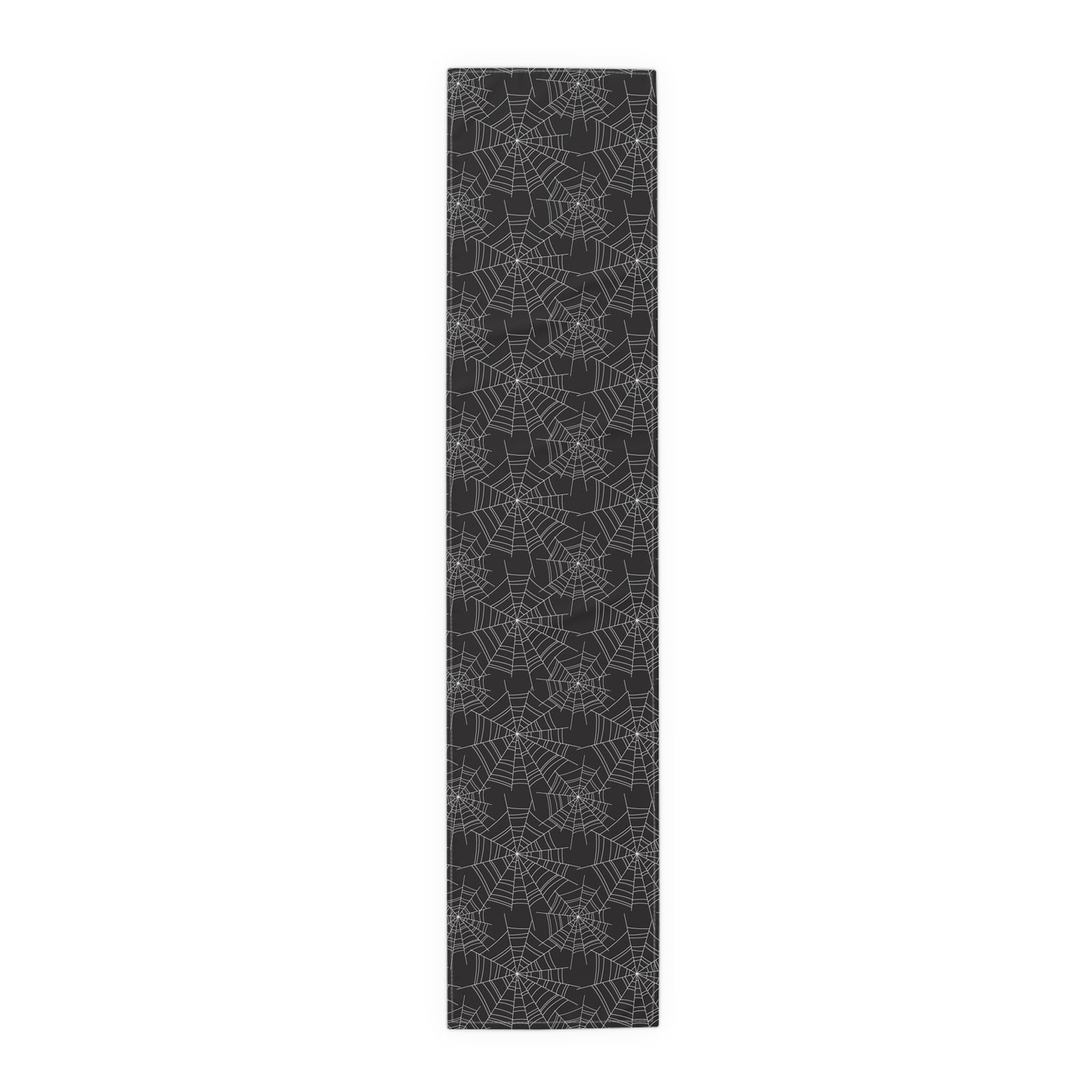 Halloween Spiderweb Table Runner – Gothic Party & Fall Table Decor