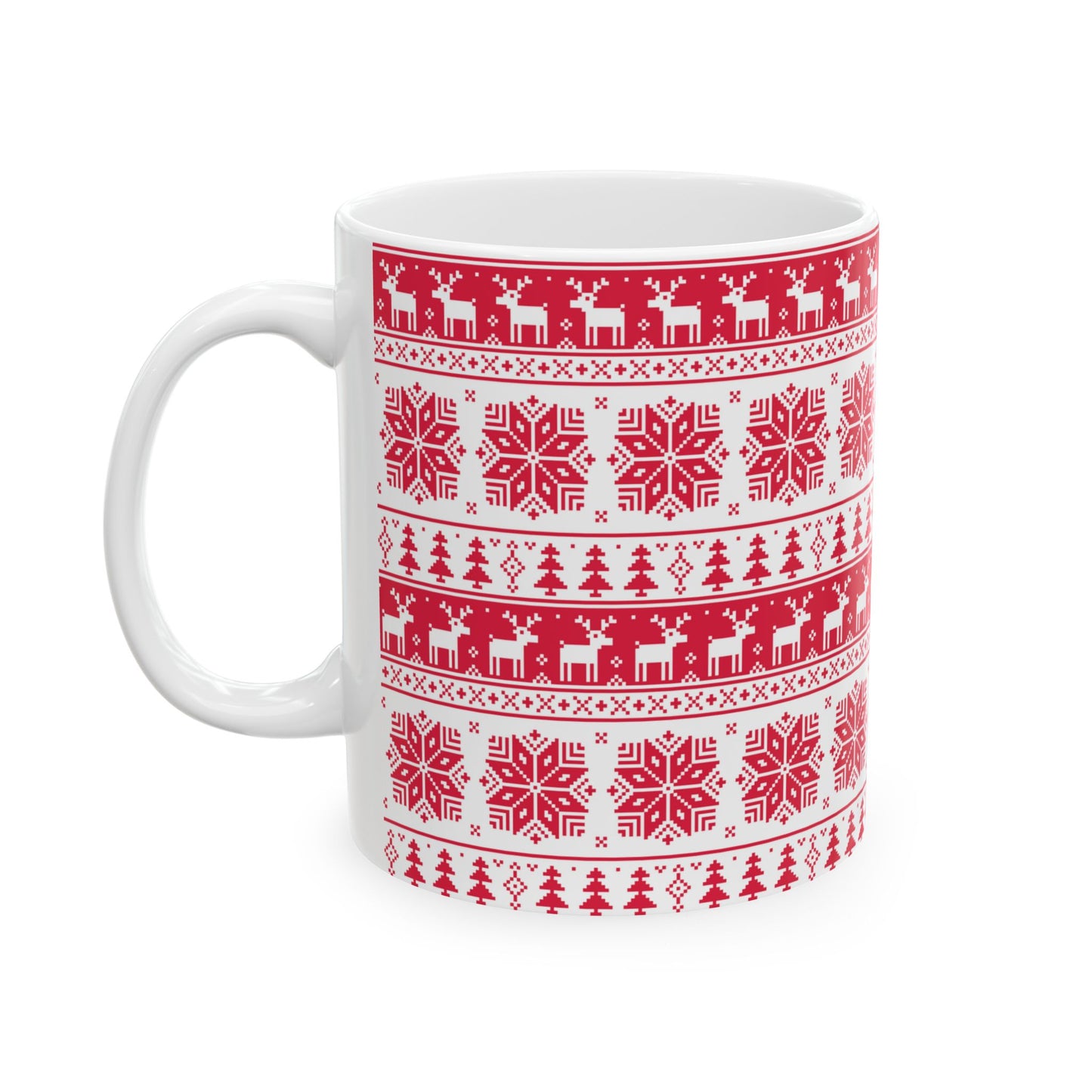 Christmas Ceramic Mug 11oz – Festive Holiday Coffee Cup