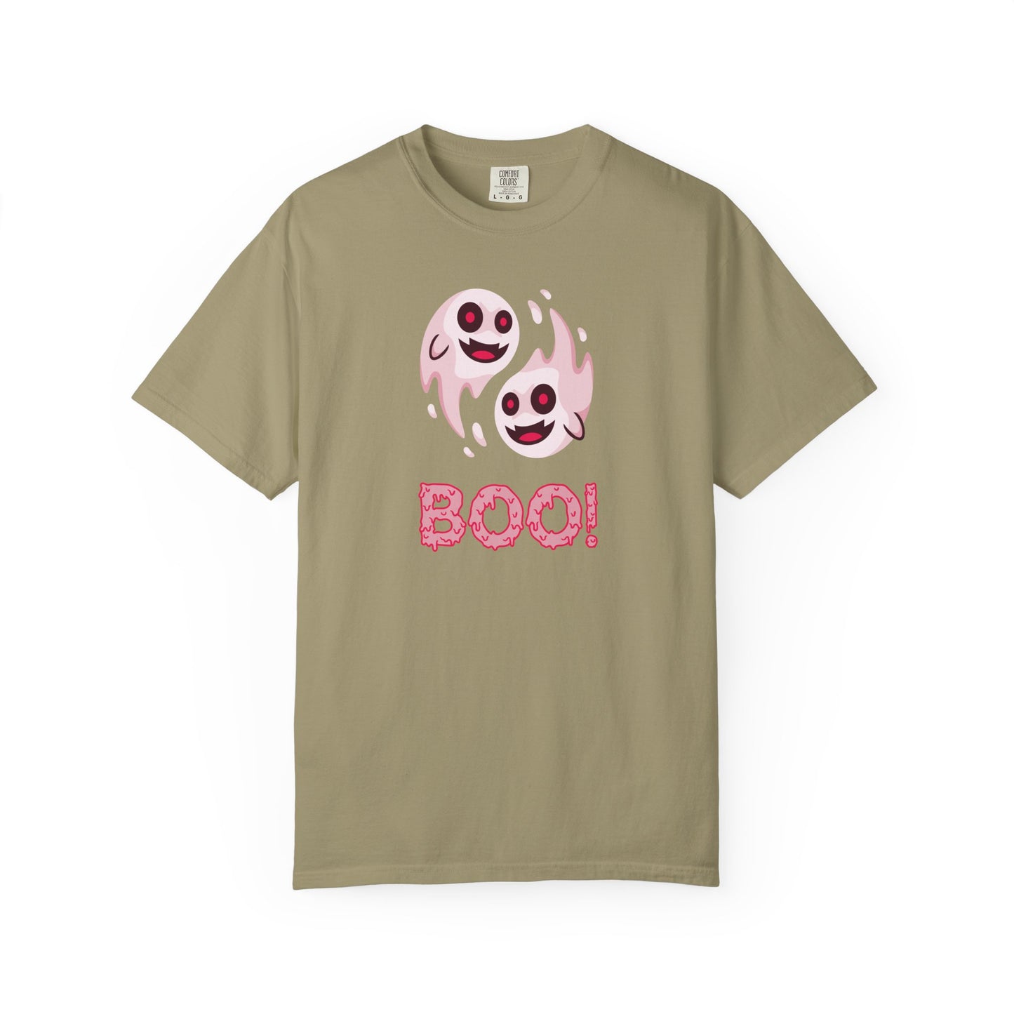 BOO! Double Ghost Tee – Pink Eyed Fright Delight tshirt