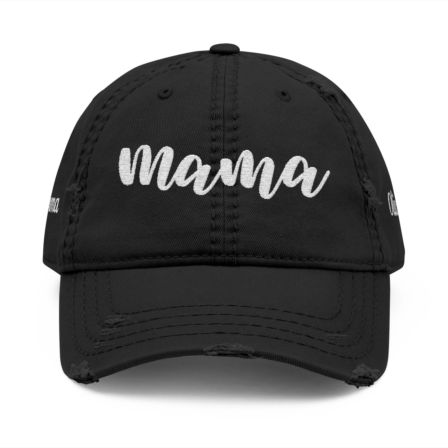Personalized Embroidered 'Mama' Cap – Custom Distressed Hat for Mother’s Day or Birthday | Thoughtful Gift for Mom