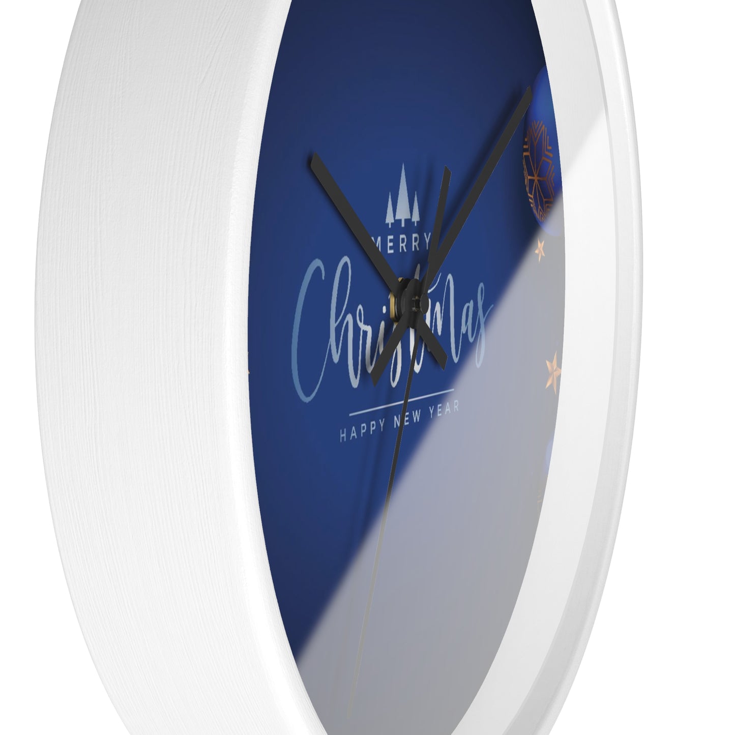 Dark Blue Wall Clock