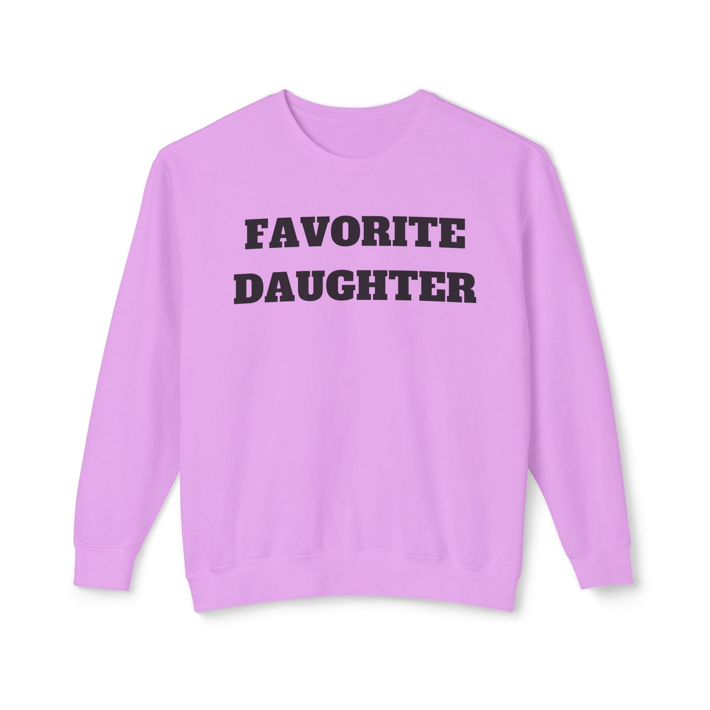 Favorite Daughter Text Graphic Crewneck Sweatshirt for Women