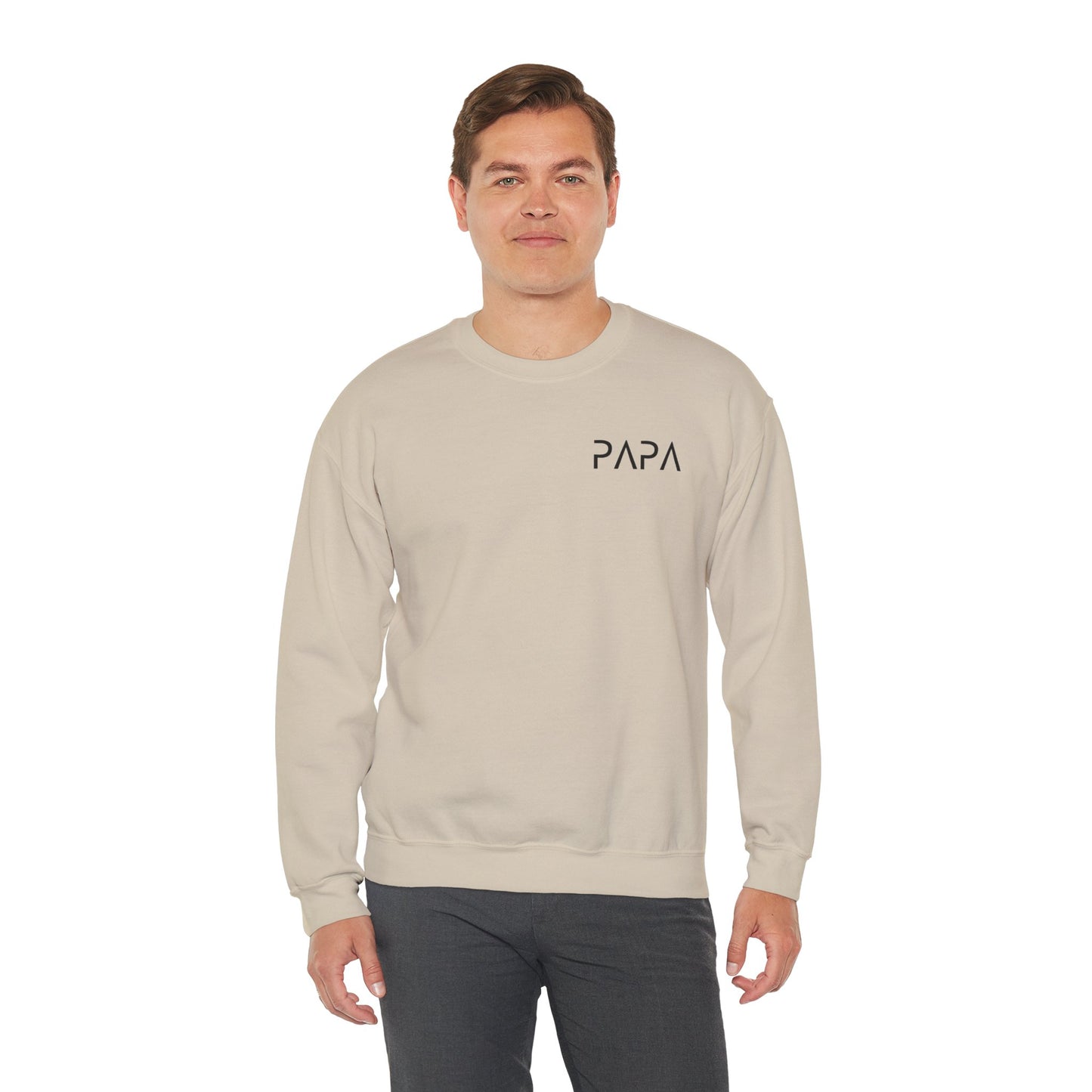 Papa Crewneck Sweatshirt – Cozy Dad Pullover