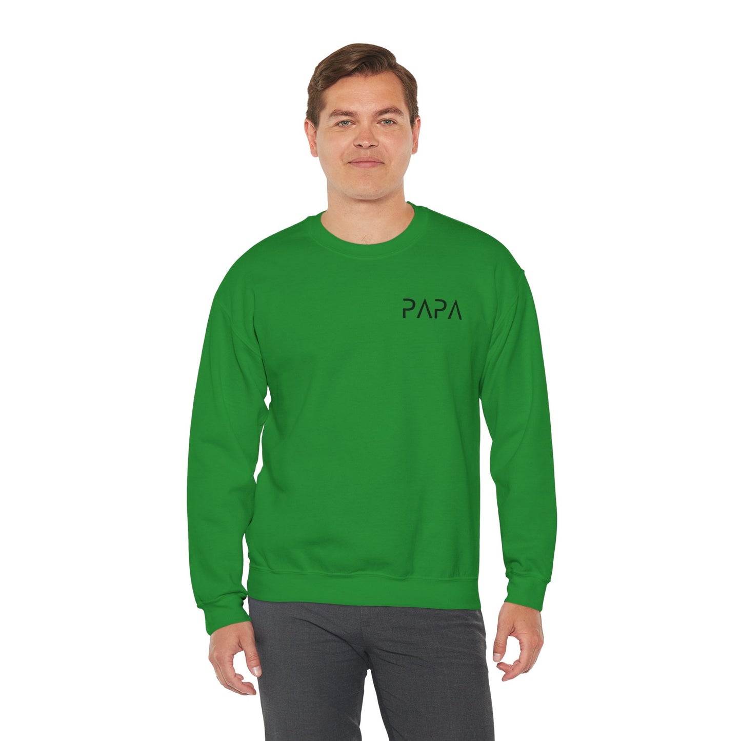 Papa Crewneck Sweatshirt – Cozy Dad Pullover