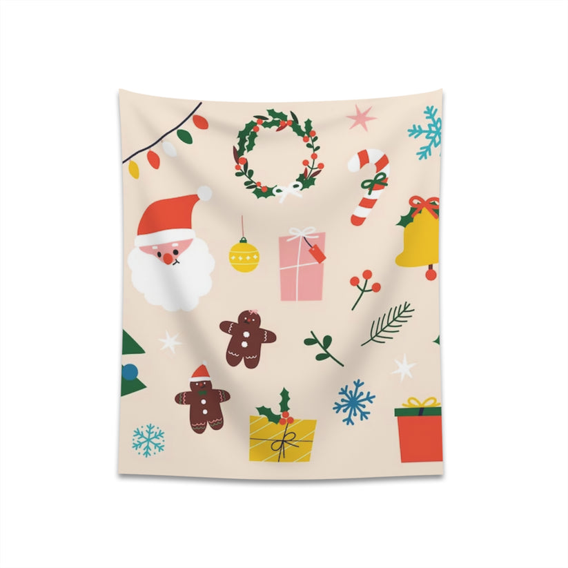Christmas Printed Wall Tapestry