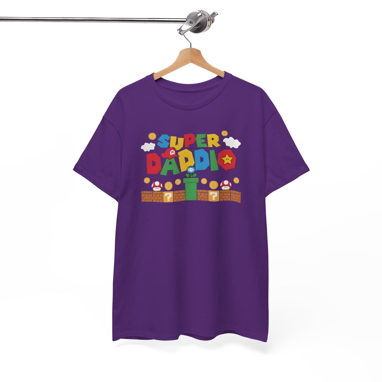 Super Daddio T-Shirt – Funny Retro Gaming Dad Shirt, Father’s Day Gift Tee
