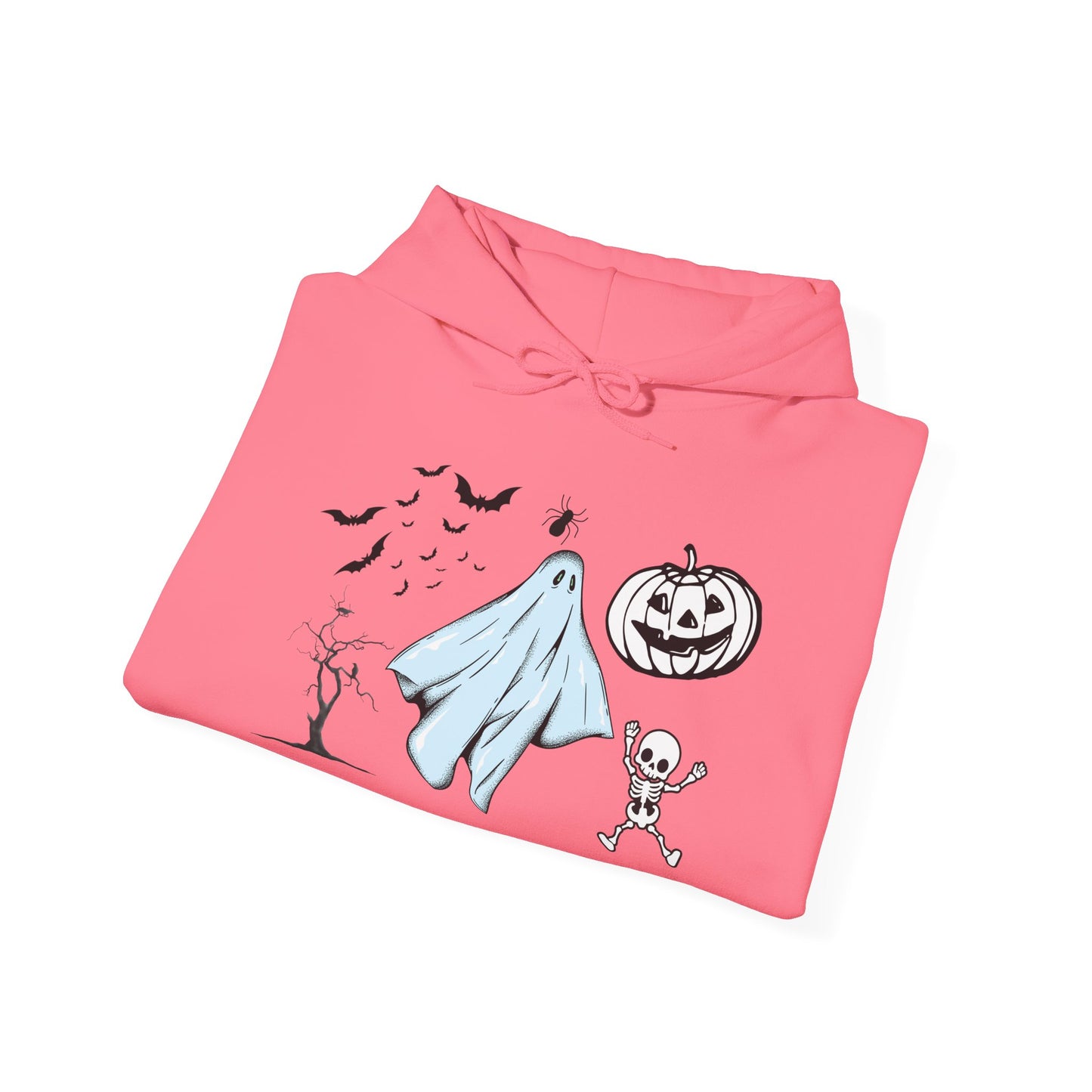 Cartoon Ghost Halloween Hoodie – Fun & Cozy Spooky Sweatshirt for Fall