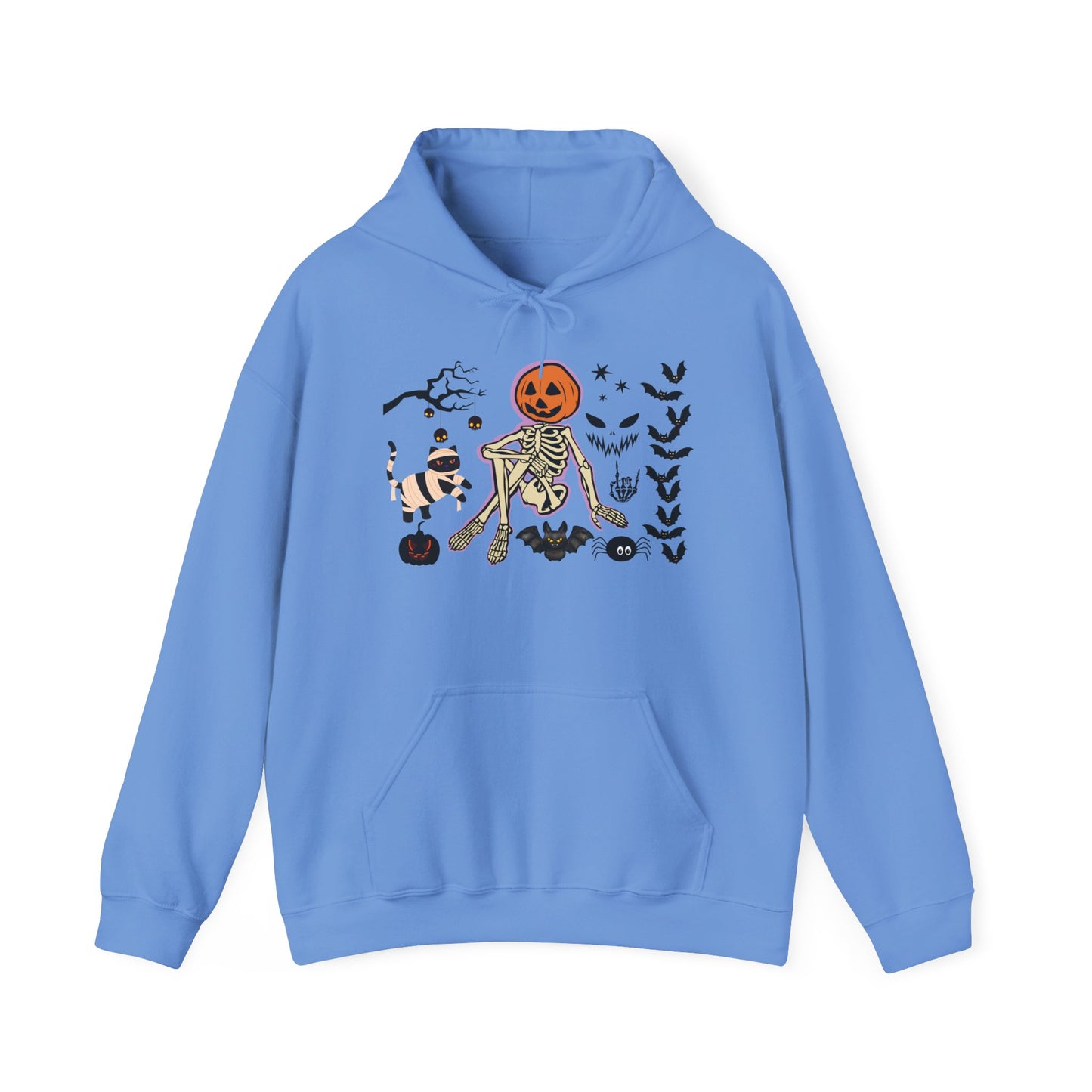 Pumpkin Skeleton Halloween Hoodie – Cute & Creepy Fall Sweatshirt