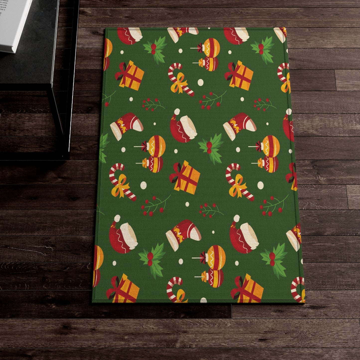 Christmas Dornier Rug, Green
