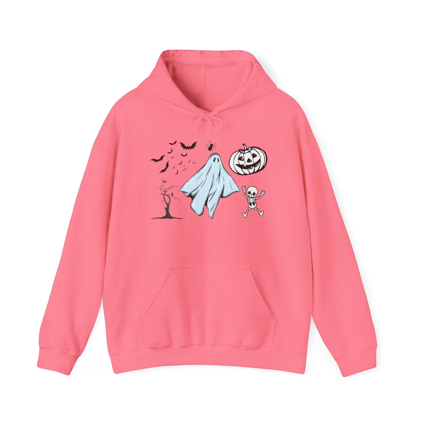 Cartoon Ghost Halloween Hoodie – Fun & Cozy Spooky Sweatshirt for Fall