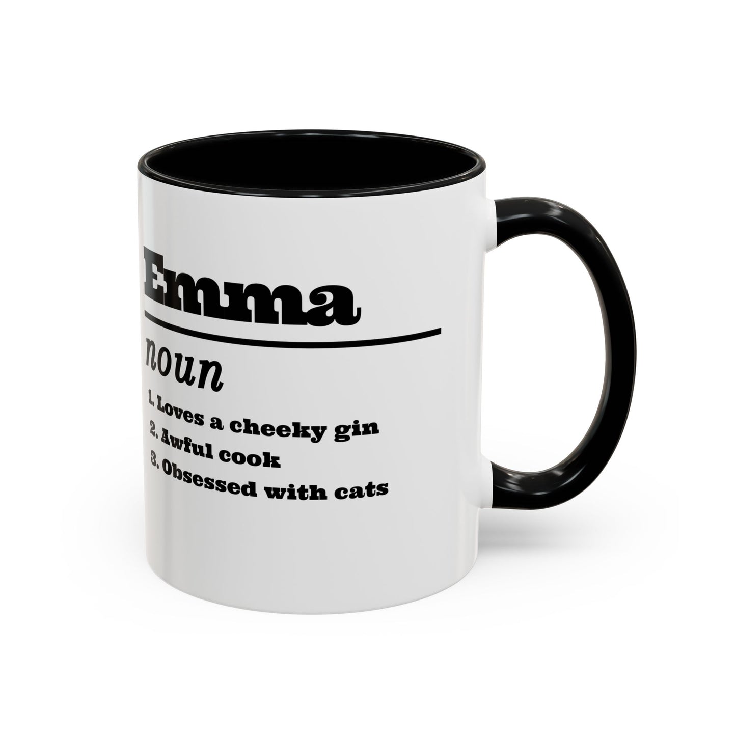 Custom Name with Quotes Birthday Accent Coffee Mug, 11oz