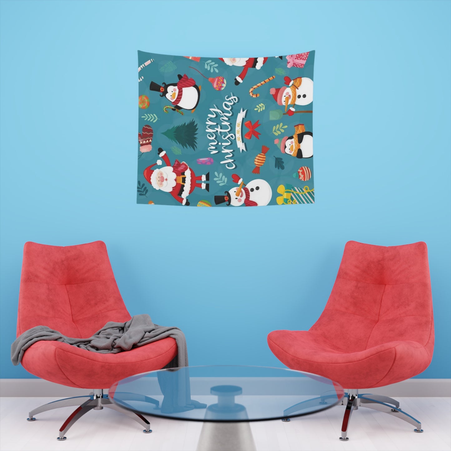 Christmas Printed Wall Tapestry
